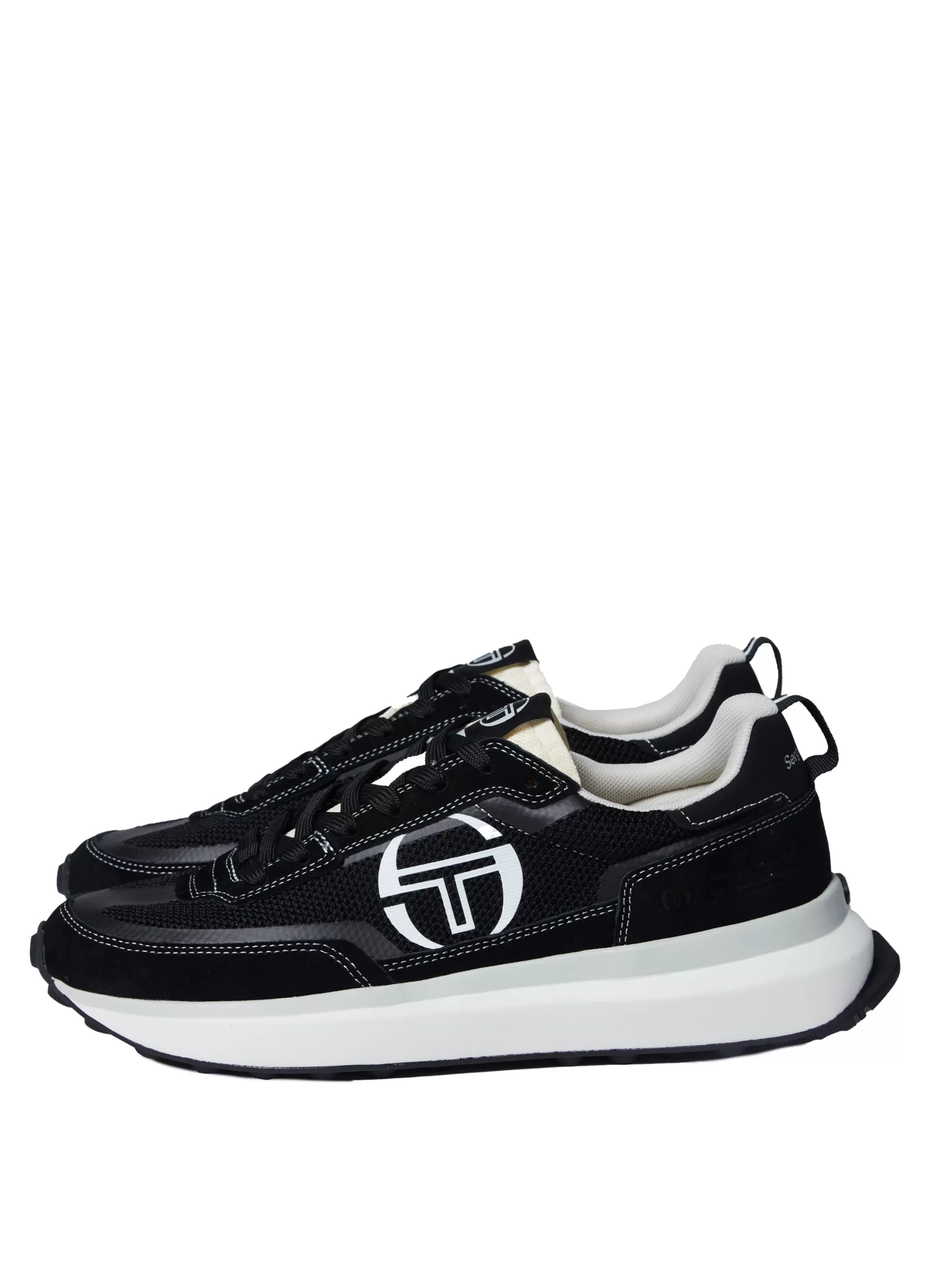 Sergio Tacchini 70's Racer Sneaker- Raven/ Antique White/ December Sky