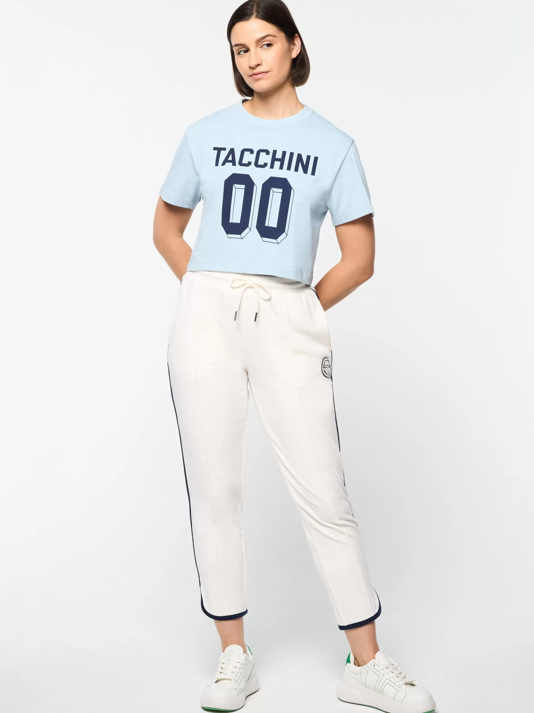 Women Sergio Tacchini Amore Crop T-Shirt-