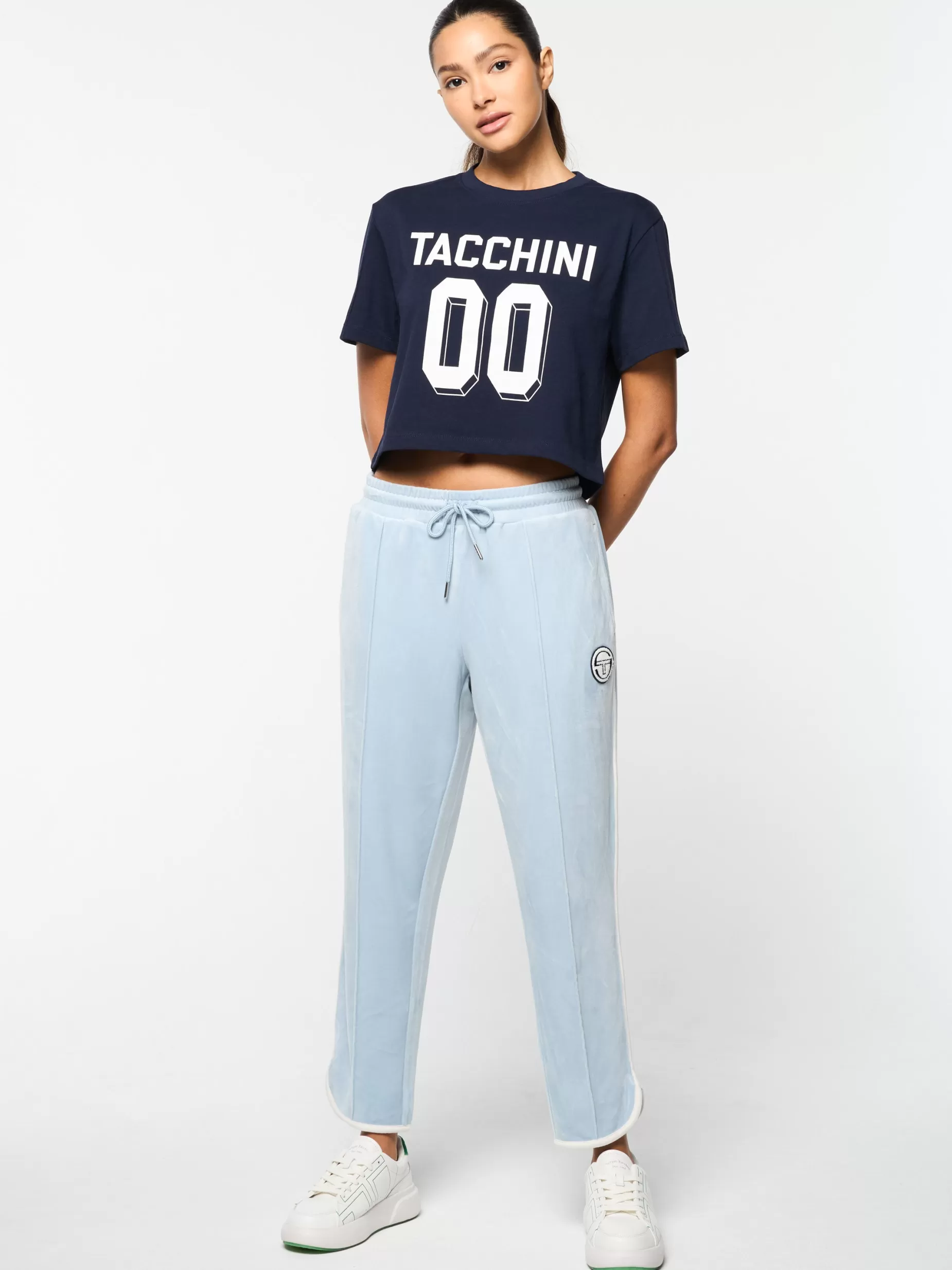 Women Sergio Tacchini Amore Crop T-Shirt-