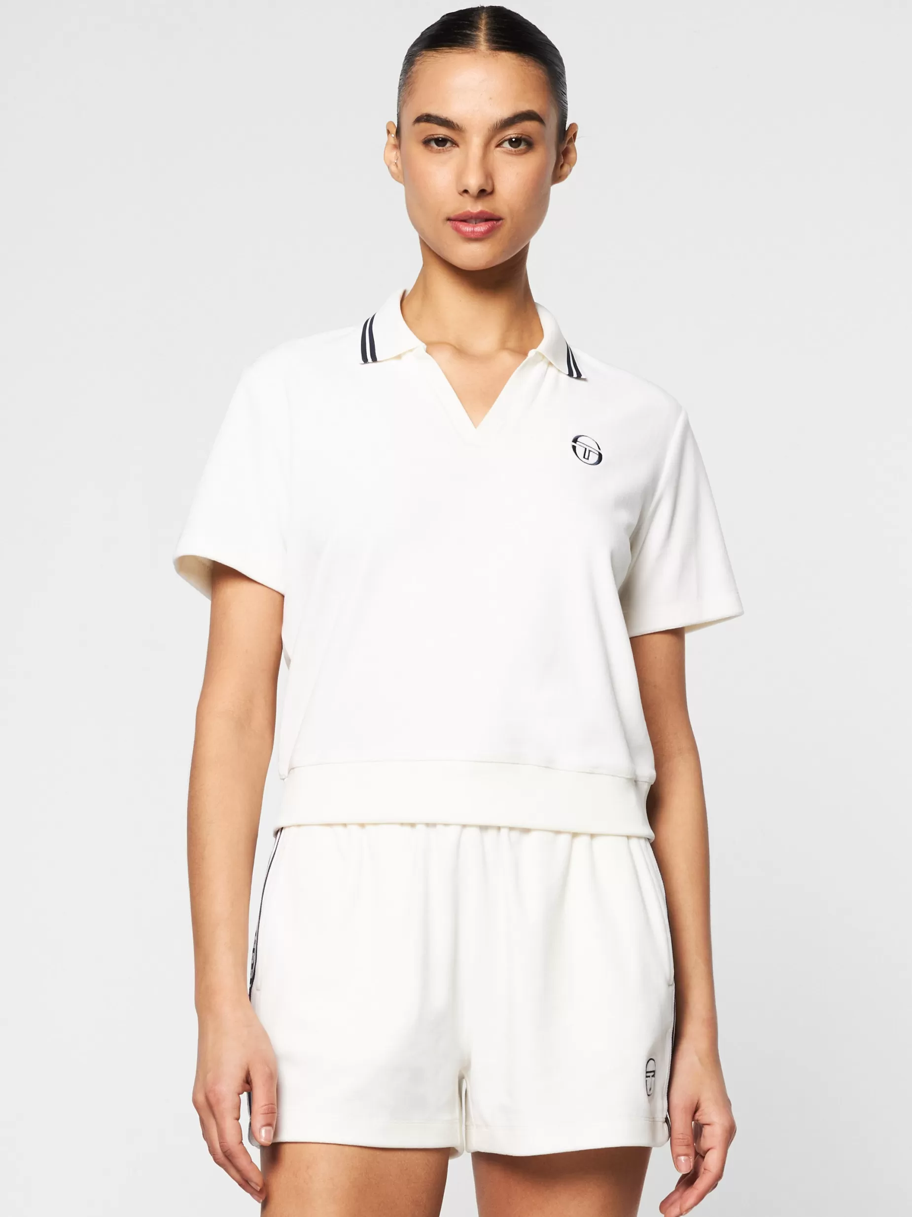 Women Sergio Tacchini Atri Velour Polo-