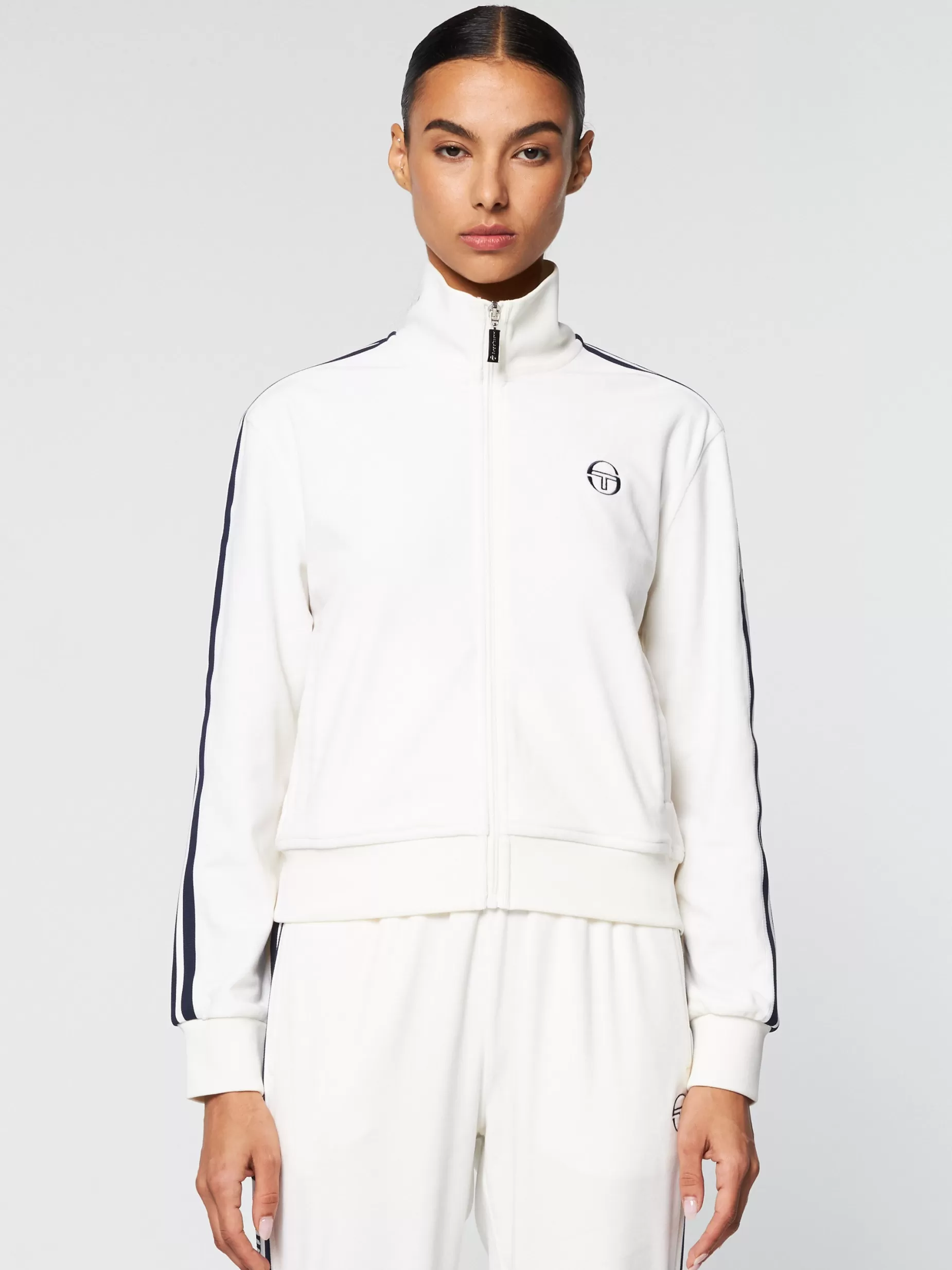 Women Sergio Tacchini Atri Velour Track Jacket-