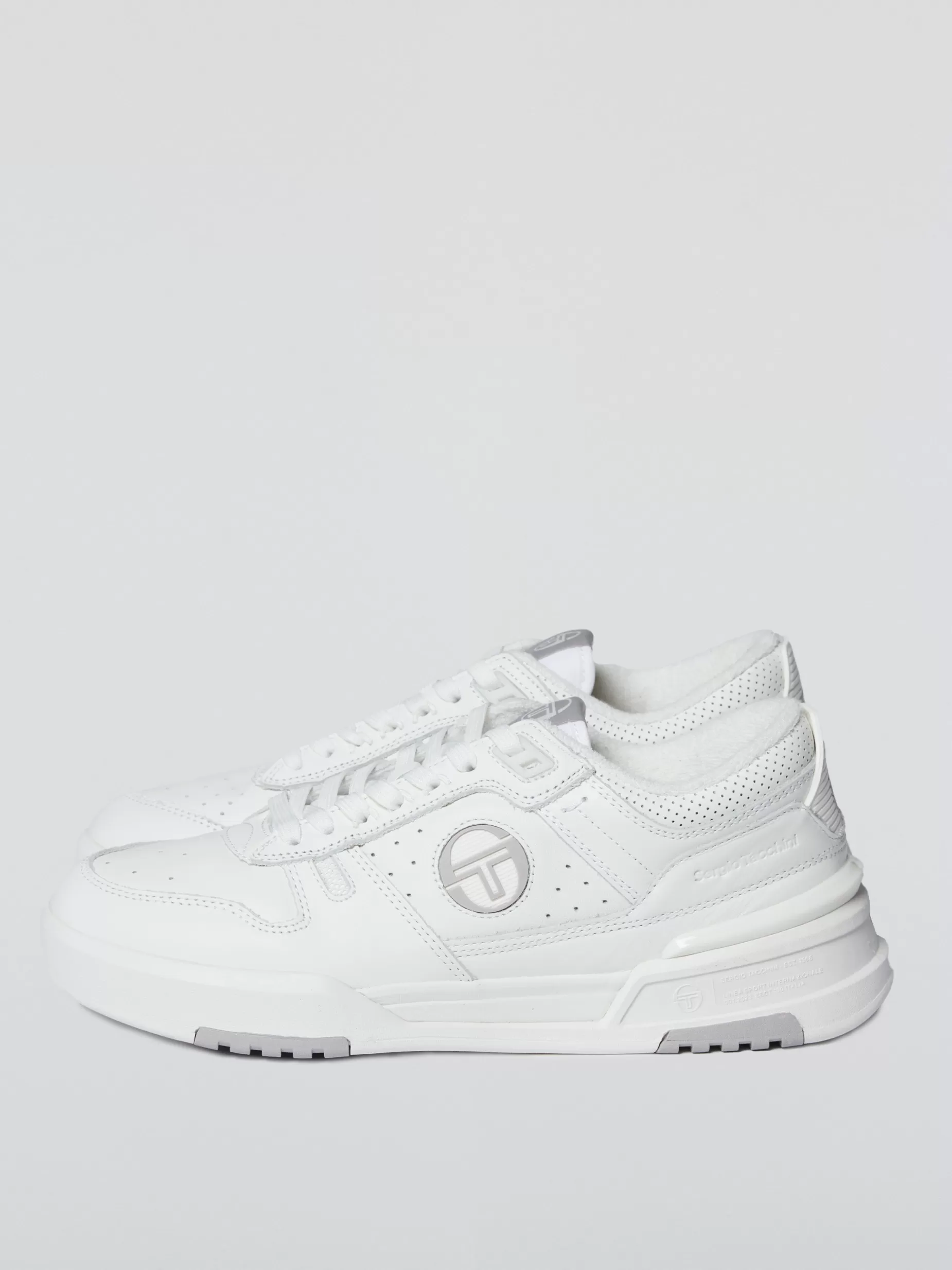 Sergio Tacchini BB Court Lo Sneaker-White/ Quiet Grey