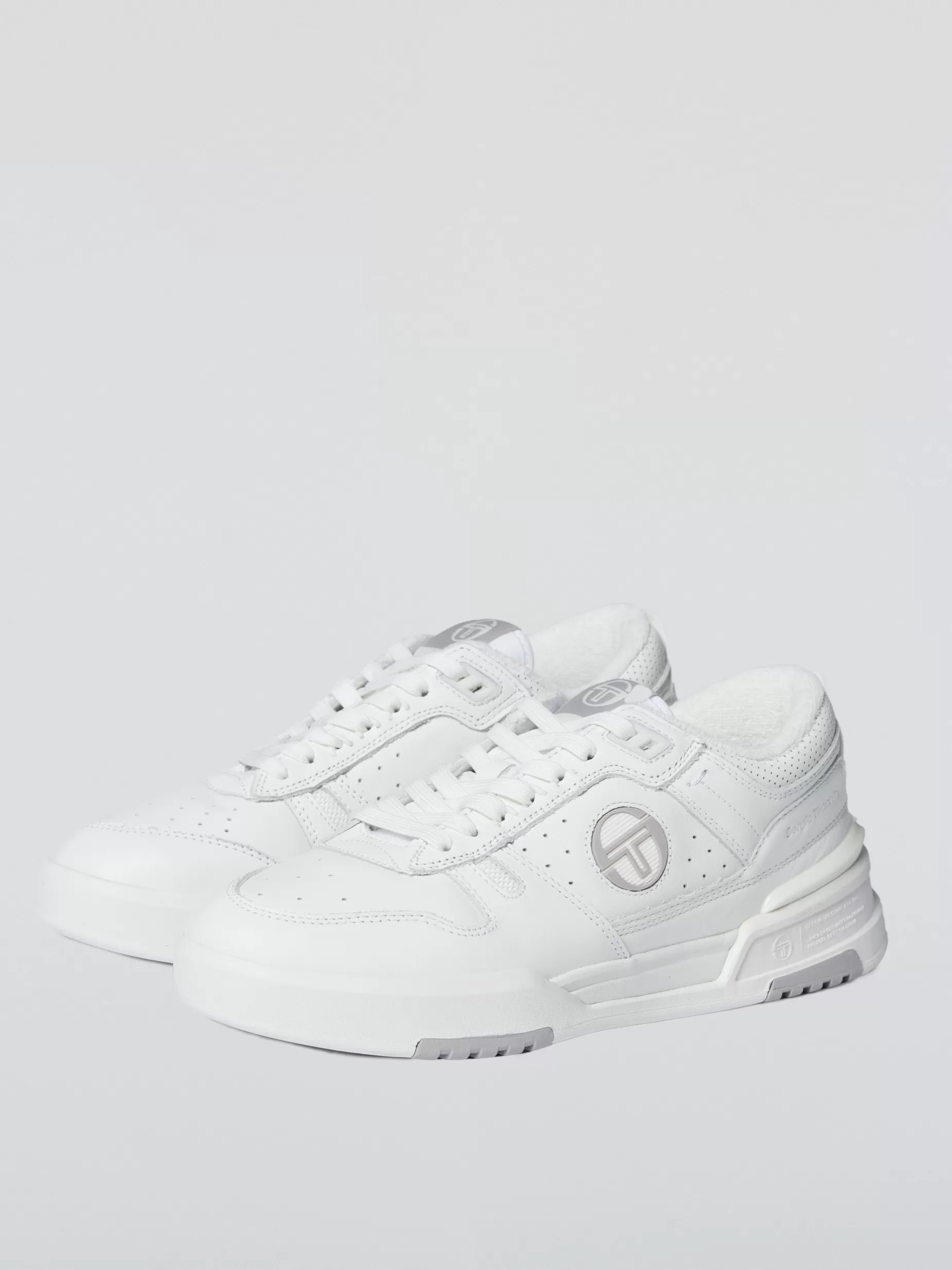 Sergio Tacchini BB Court Lo Sneaker-White/ Quiet Grey