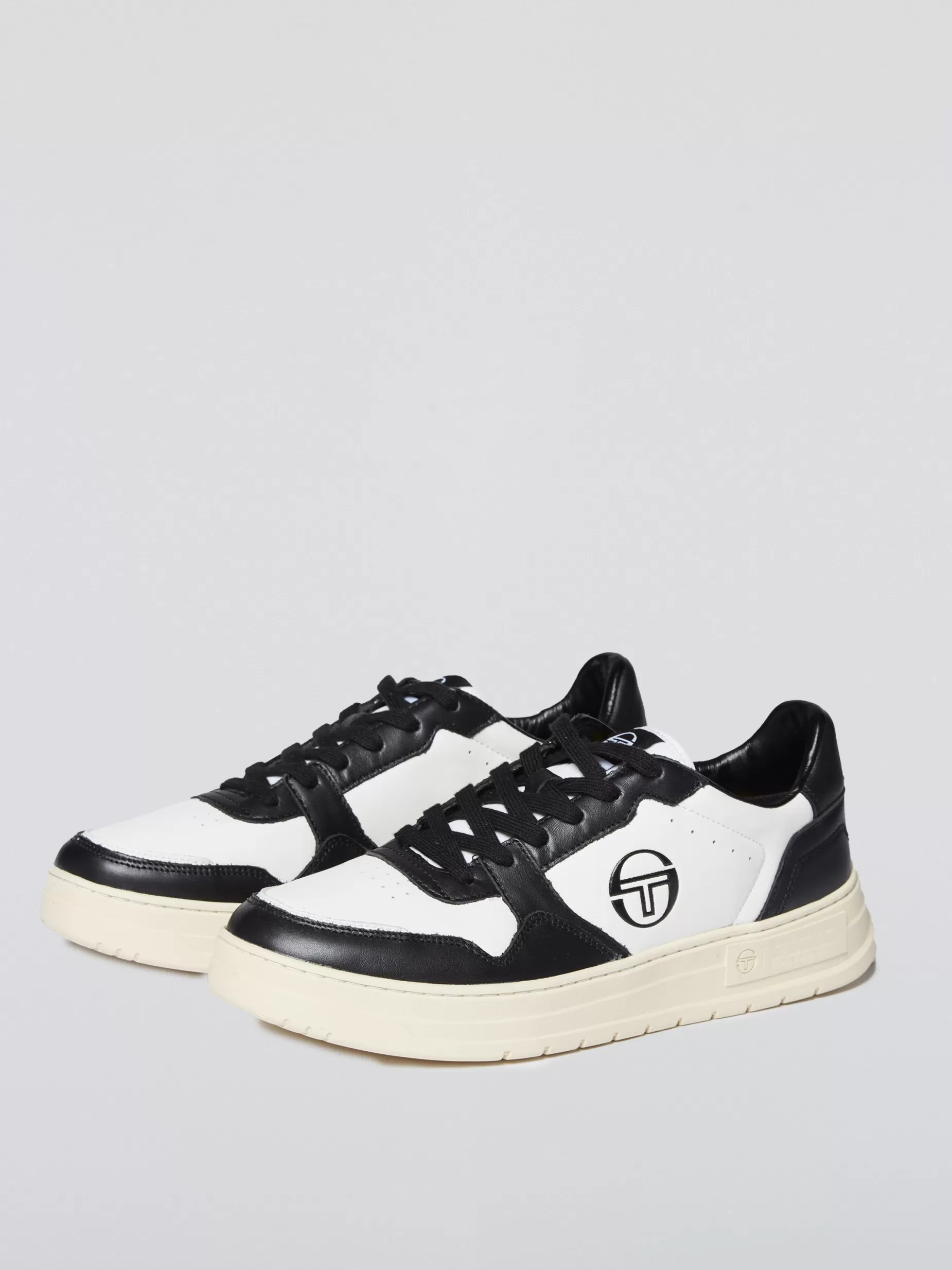 Sergio Tacchini Court Classic MP Sneaker- Antique White/ Seedpearl/ Raven