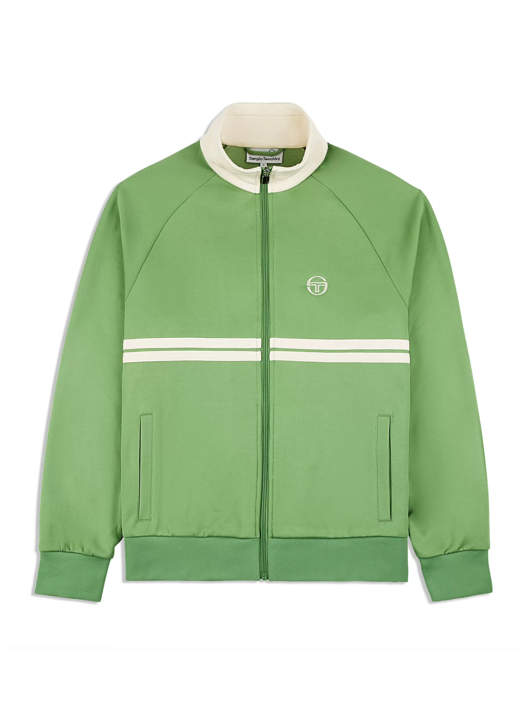 Sergio Tacchini Dallas Track Jacket Archivio- Jade Green/ Pearl Ivory