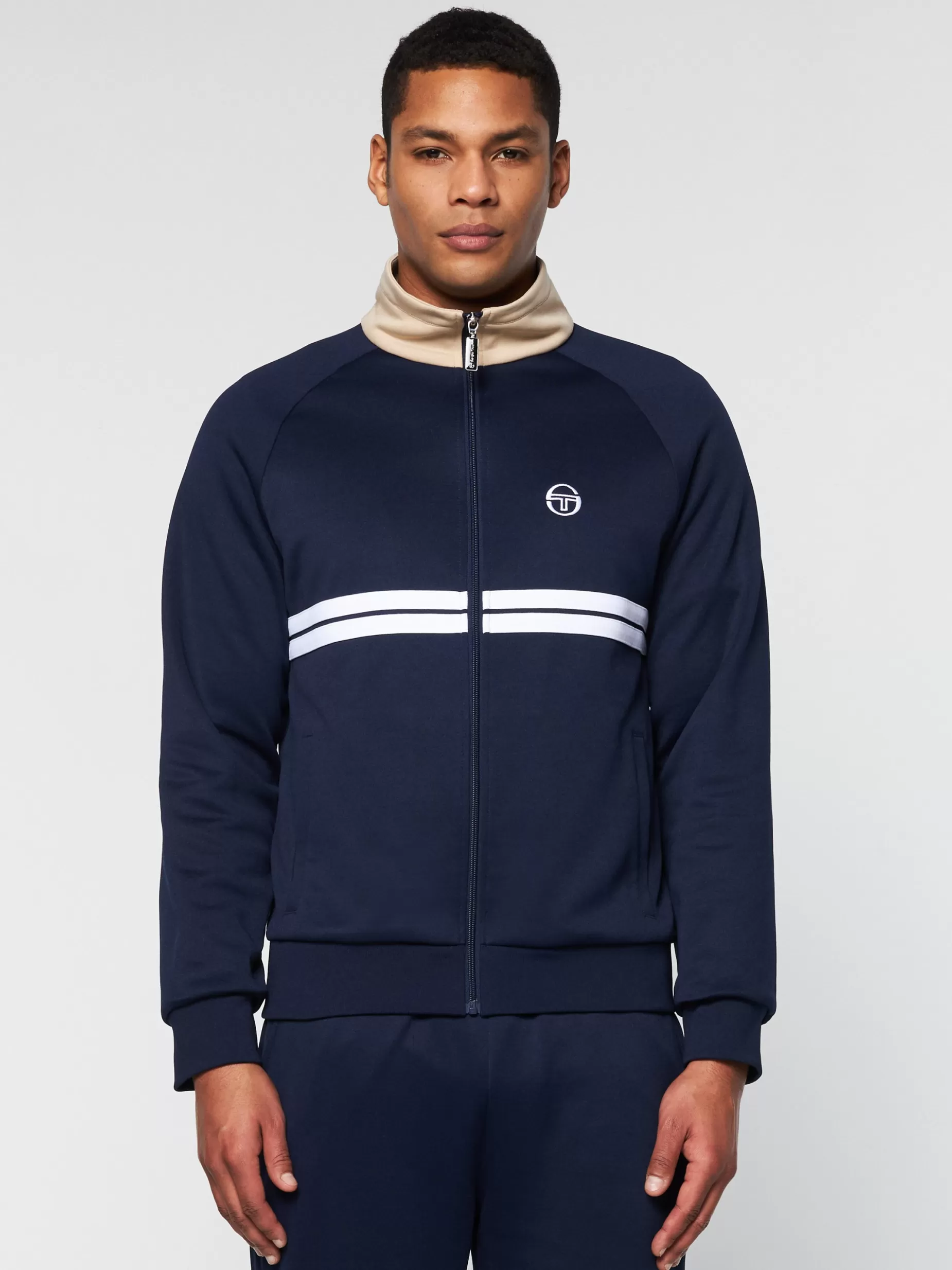 Sergio Tacchini Dallas Track Jacket Archivio- Maritime Blue/ Humus