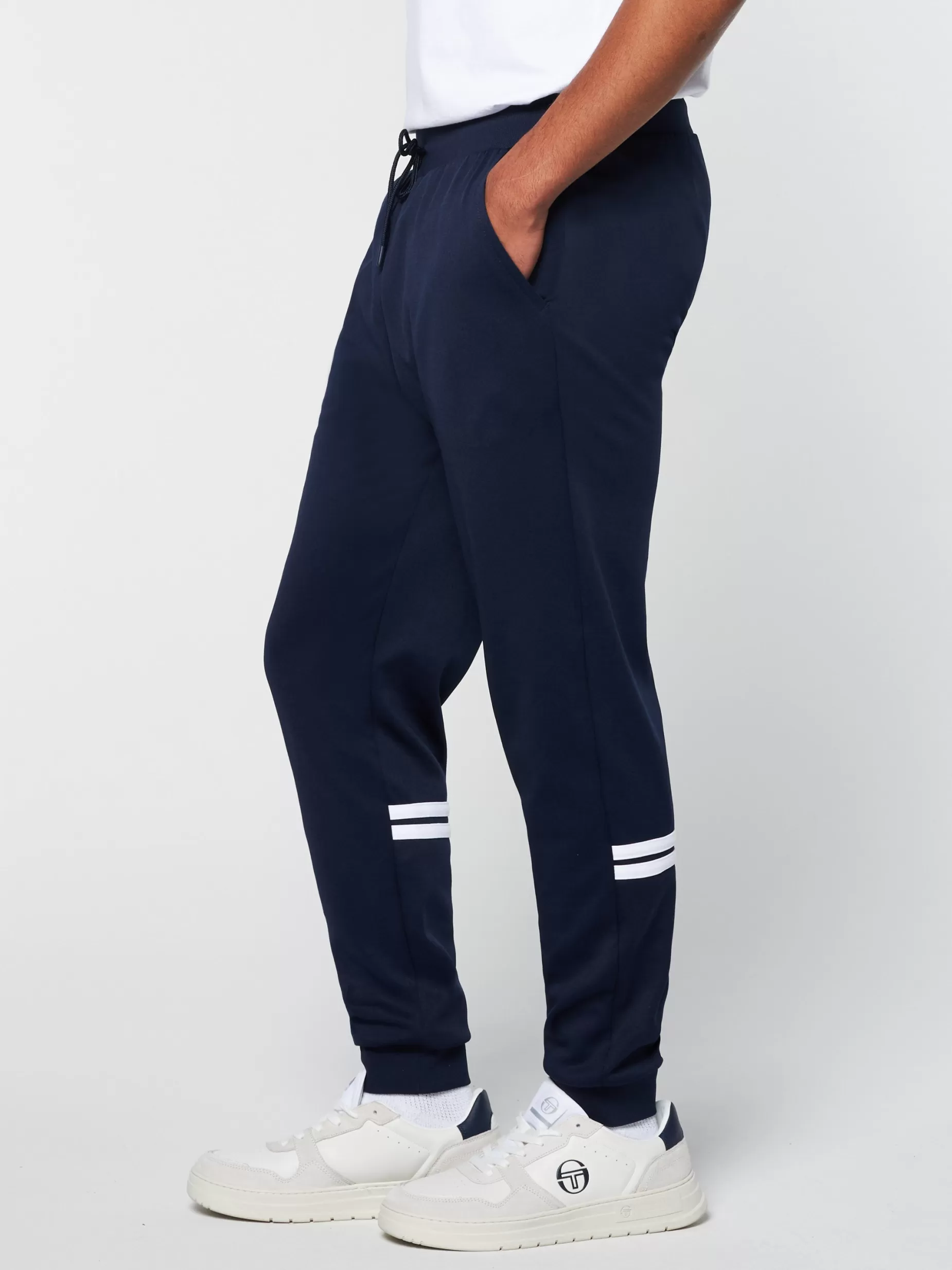 Sergio Tacchini Dallas Track Pant Archivio- Maritime Blue/ White