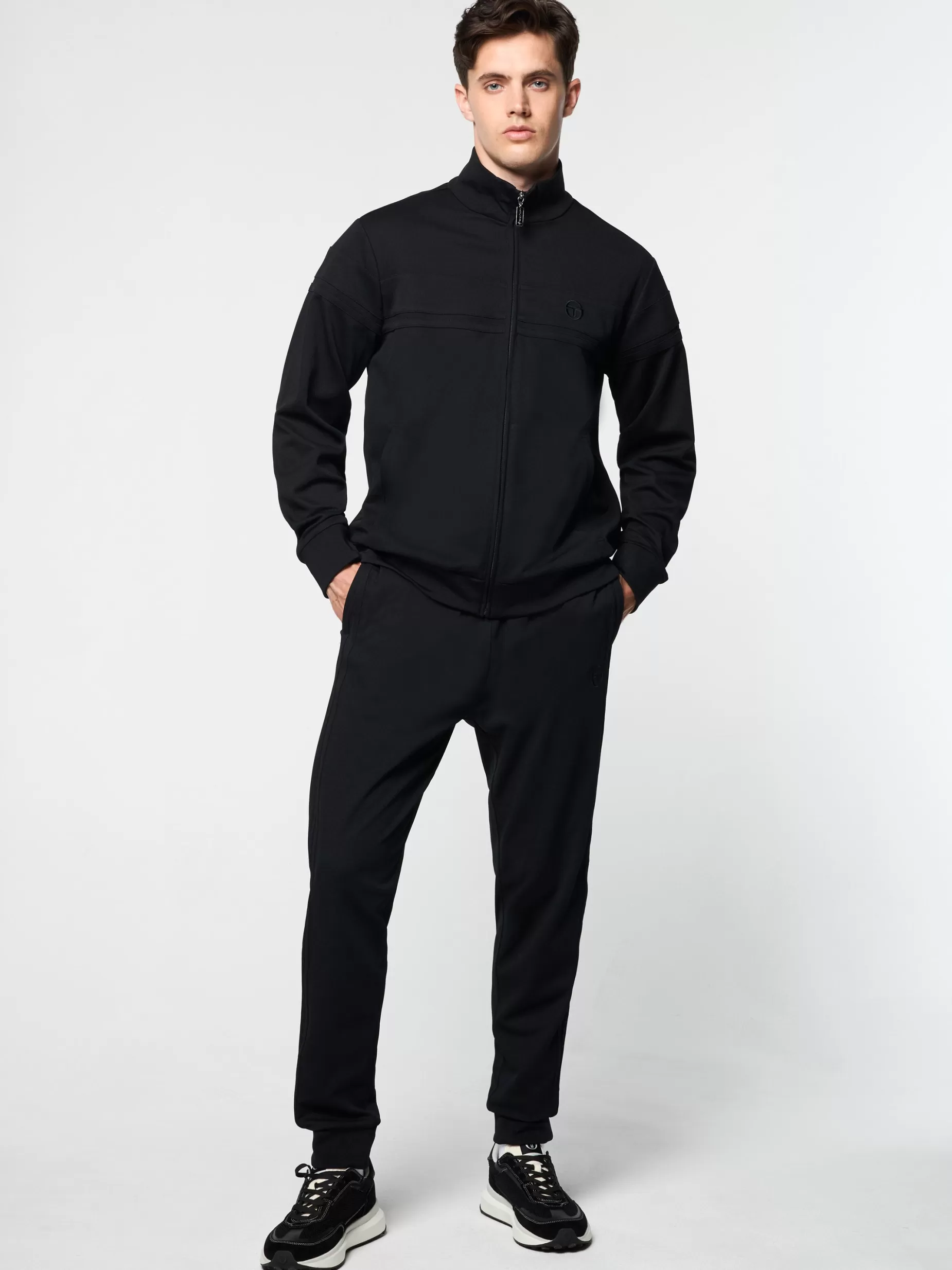 Sergio Tacchini Damarindo Track Jacket Archivio- Black/ Black