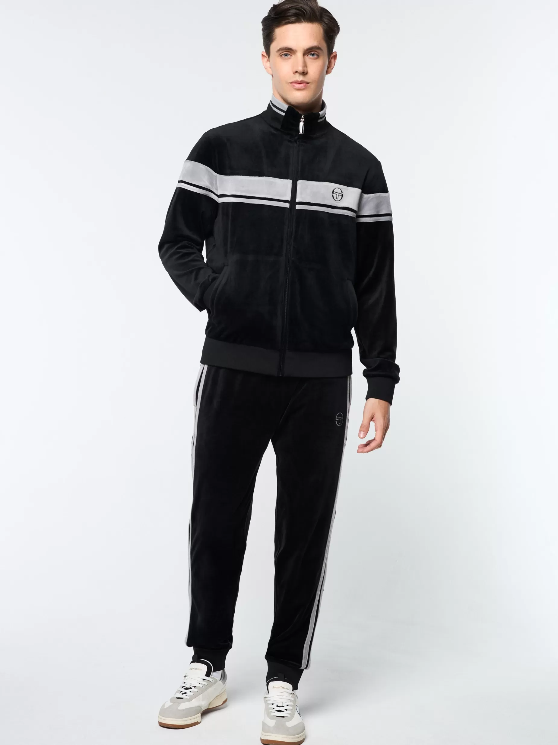 Sergio Tacchini Damarindo Velour Track Jacket-