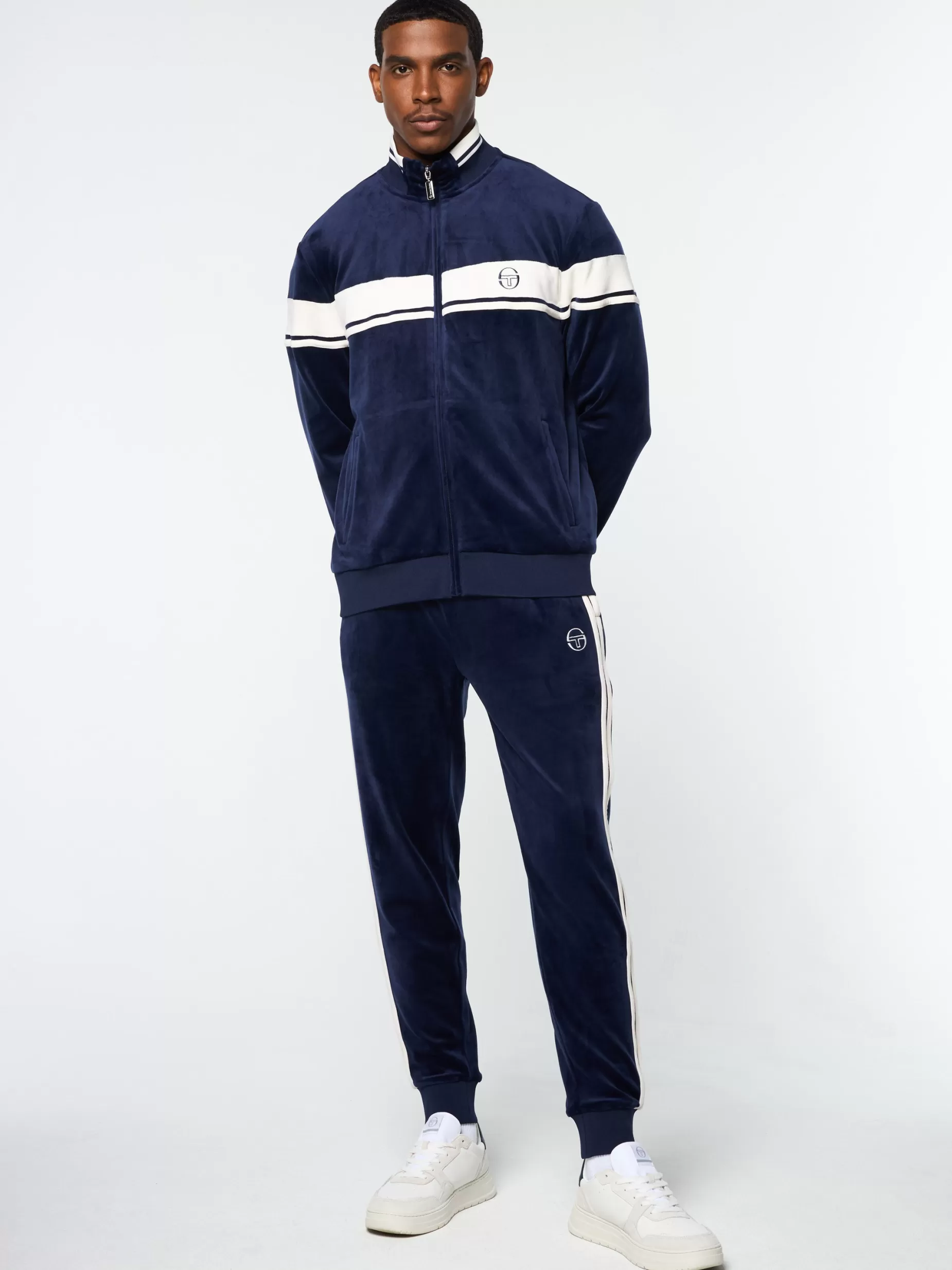 Sergio Tacchini Damarindo Velour Track Jacket-