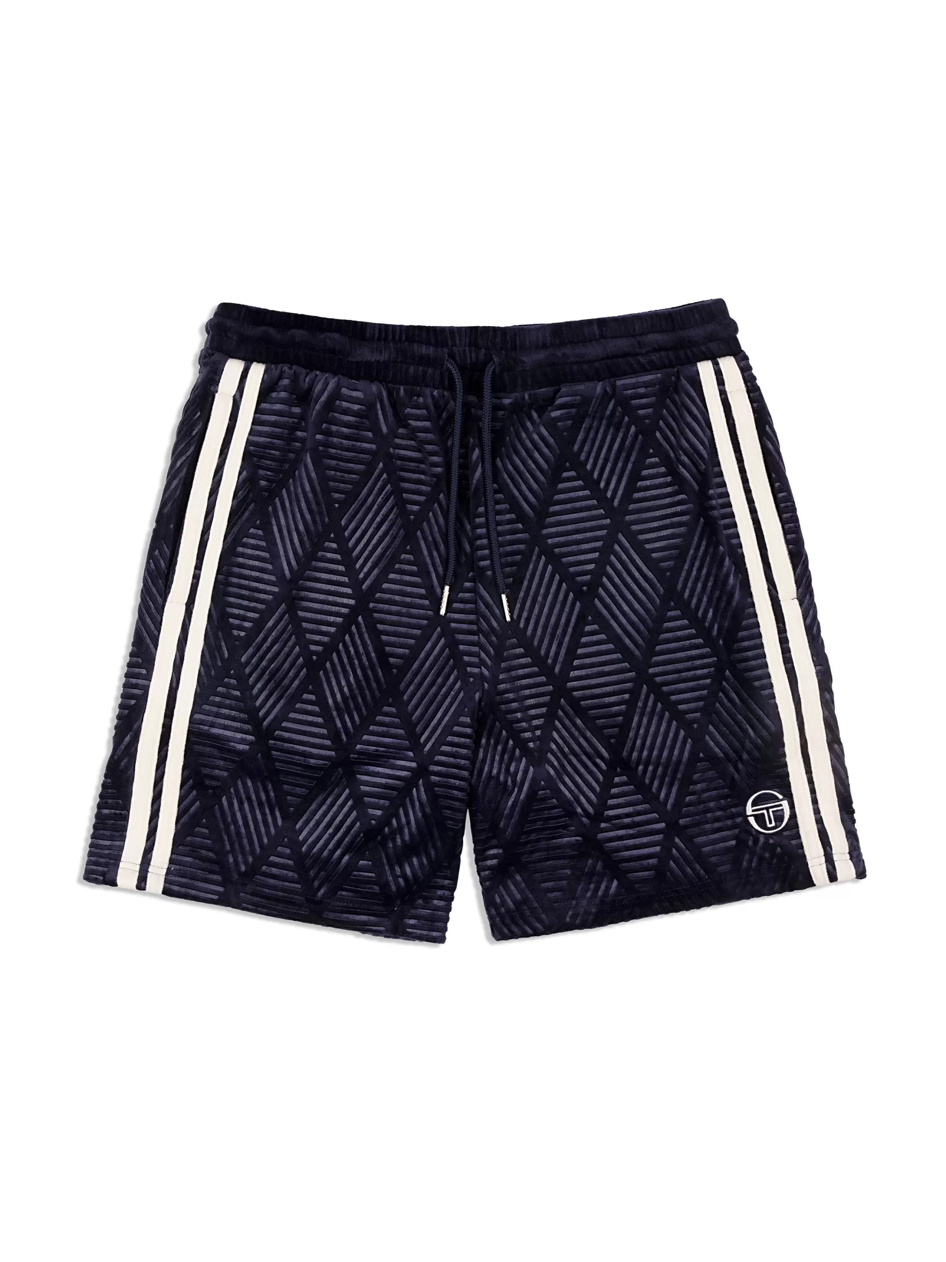 Sergio Tacchini Debossed Damarindo Velour Short-