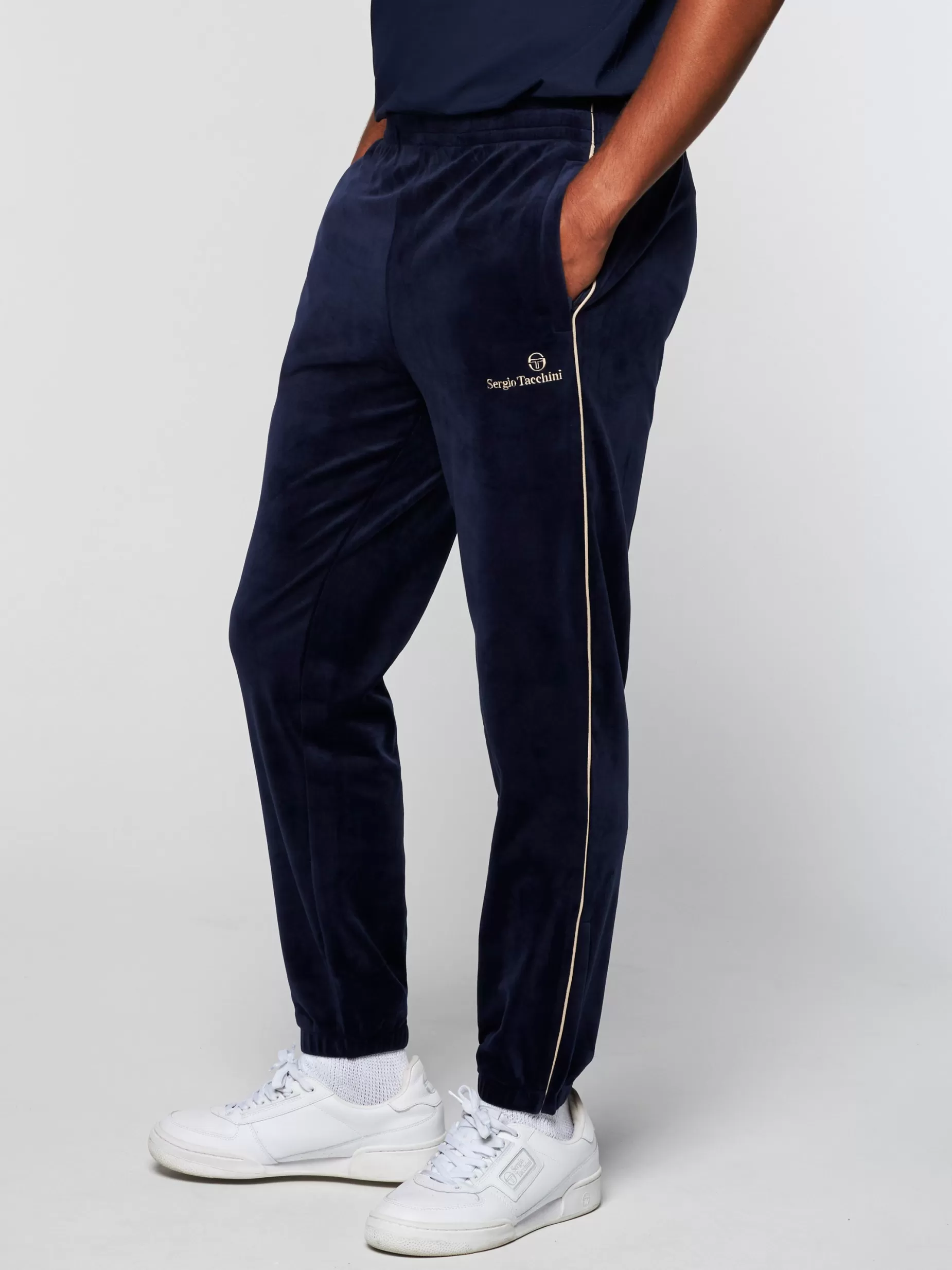 Sergio Tacchini Gallone Velour Track Pant-