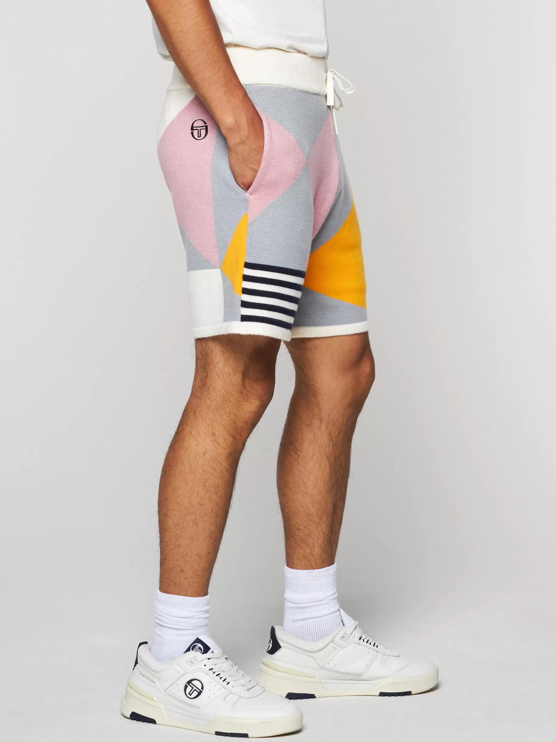 Sergio Tacchini Geo Knit Short- Multi