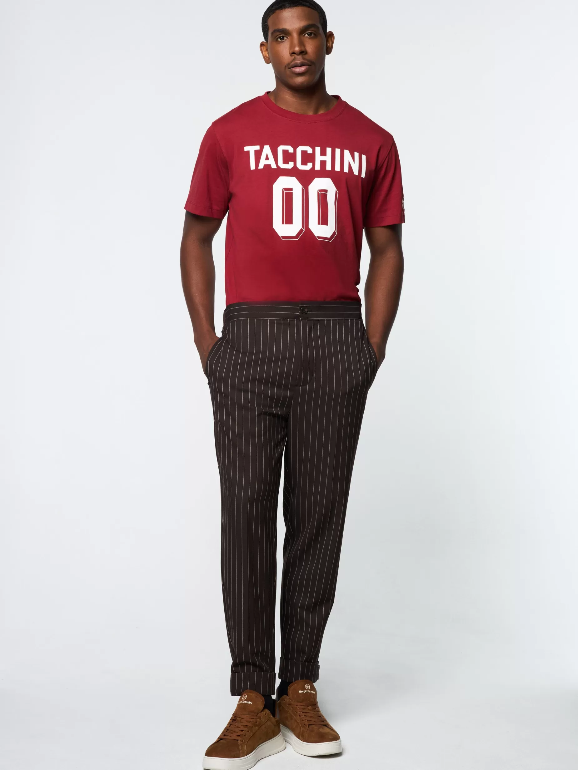 Sergio Tacchini Gessato Suiting Track Pant-