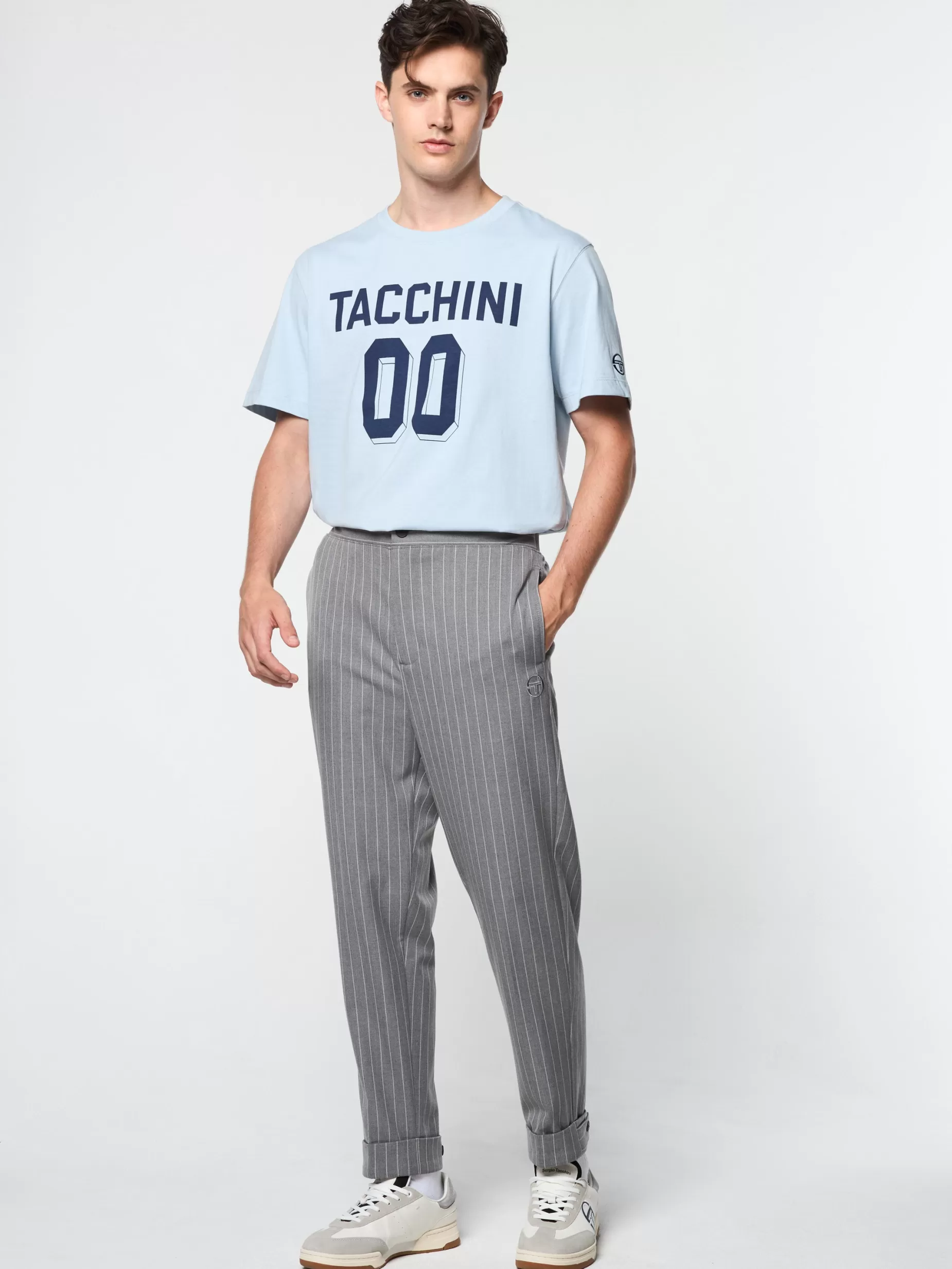 Sergio Tacchini Gessato Suiting Track Pant-