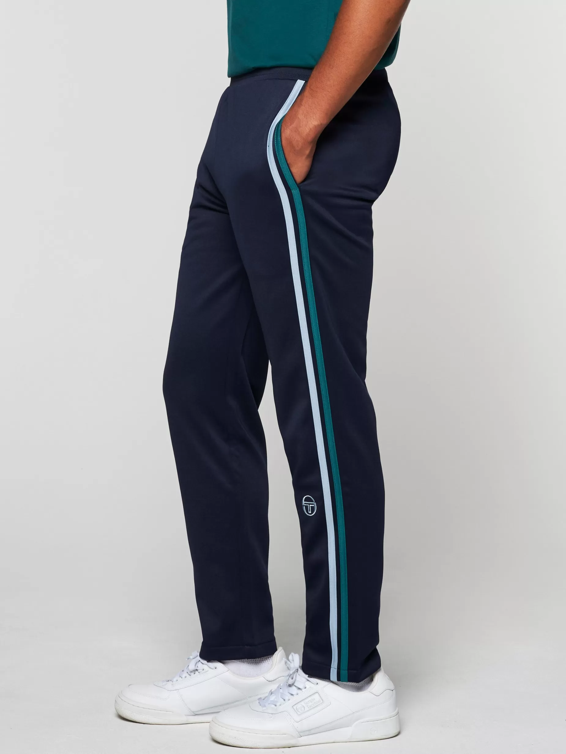 Sergio Tacchini Ghibli Track Pant- Maritime Blue/ Gardenia