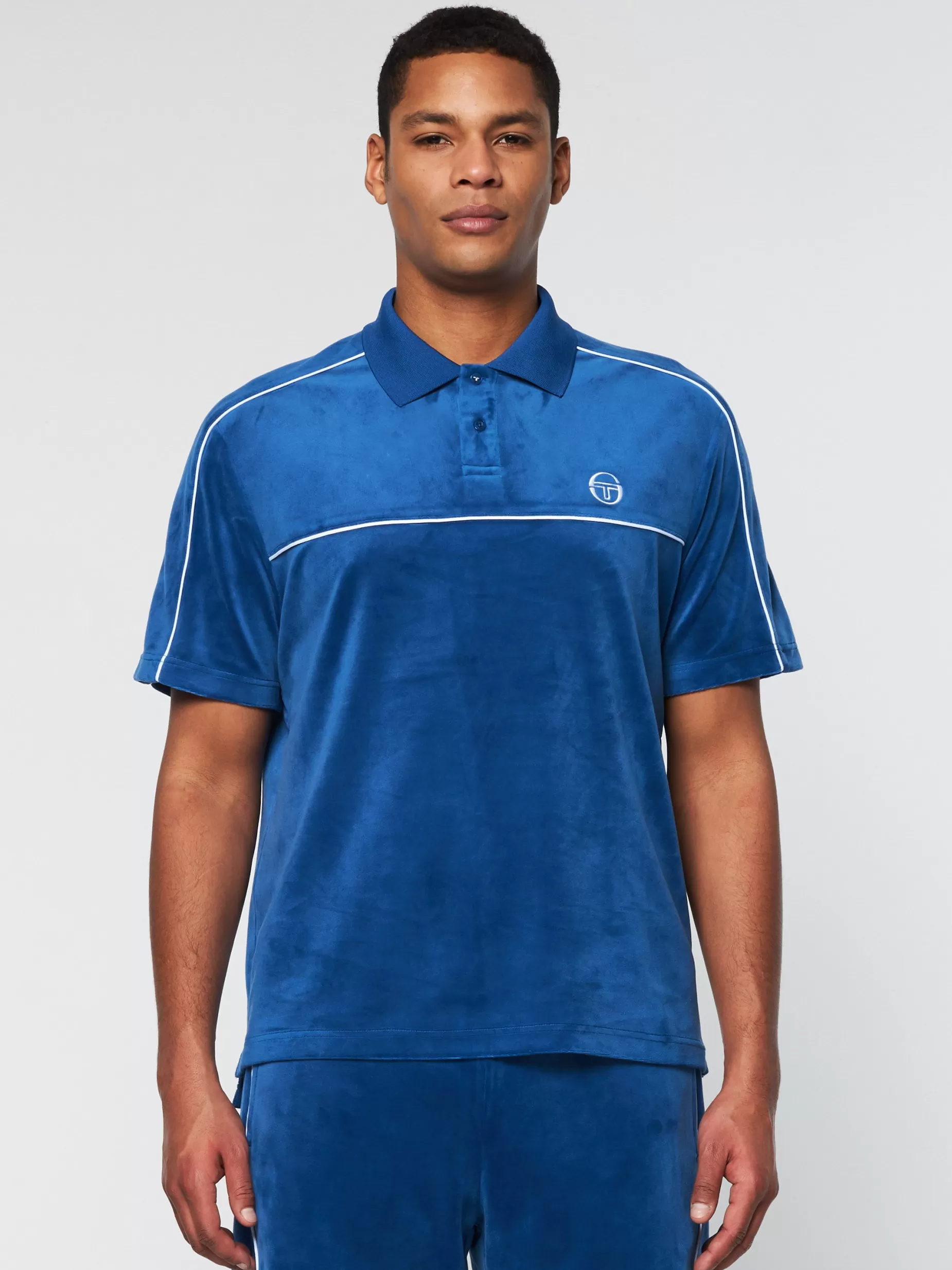 Sergio Tacchini Lioni Velour Polo Archivio-