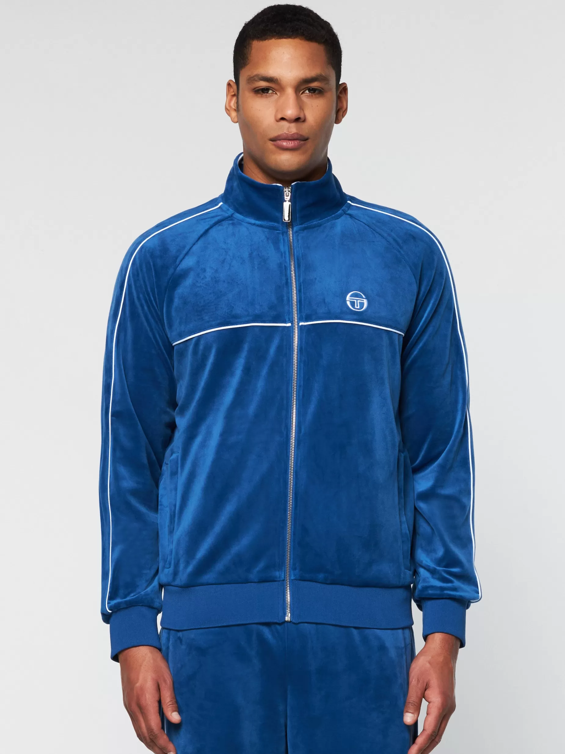 Sergio Tacchini Lioni Velour Track Jacket Archivio-