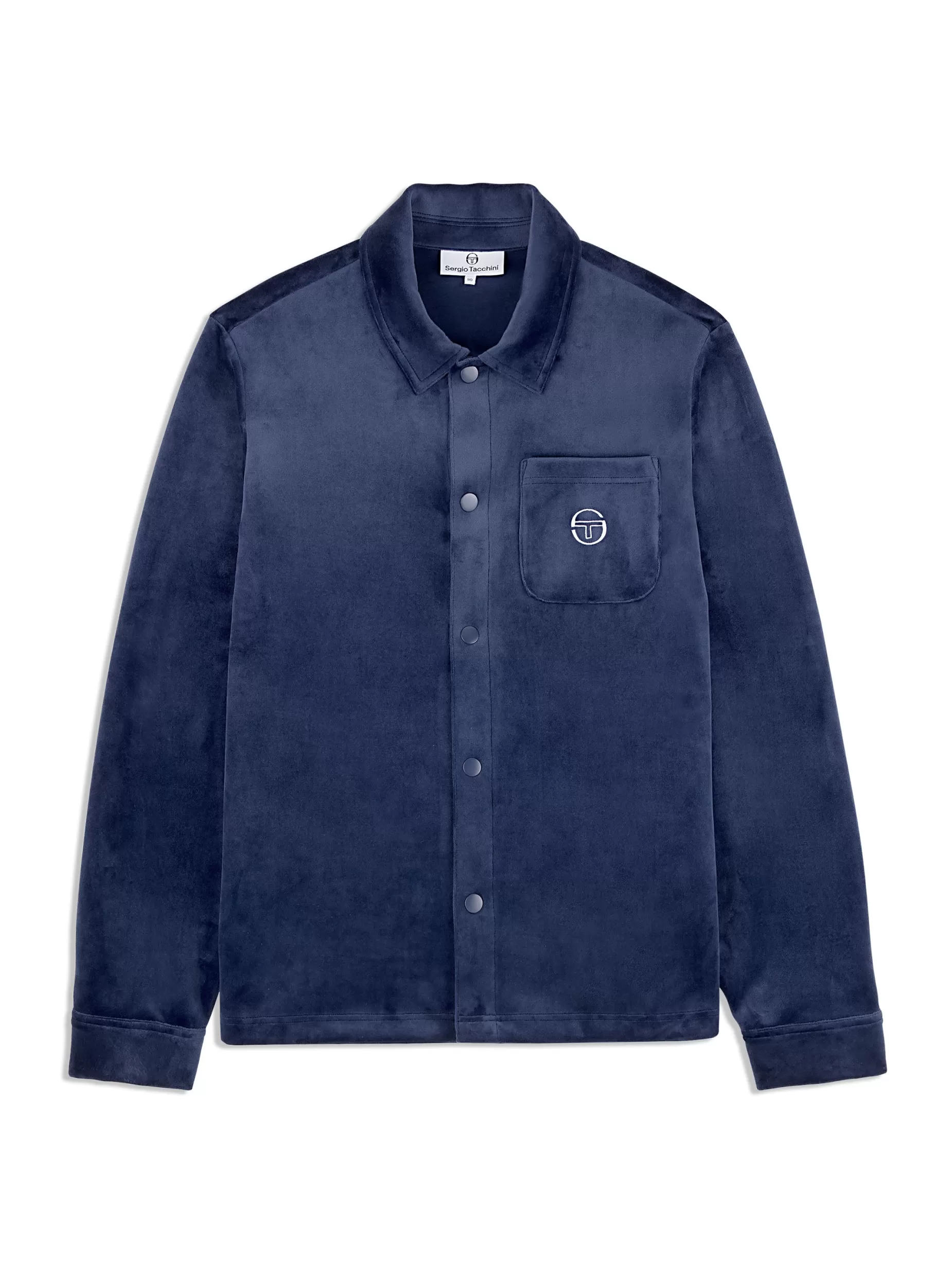 Sergio Tacchini Maglia Velour Overshirt-