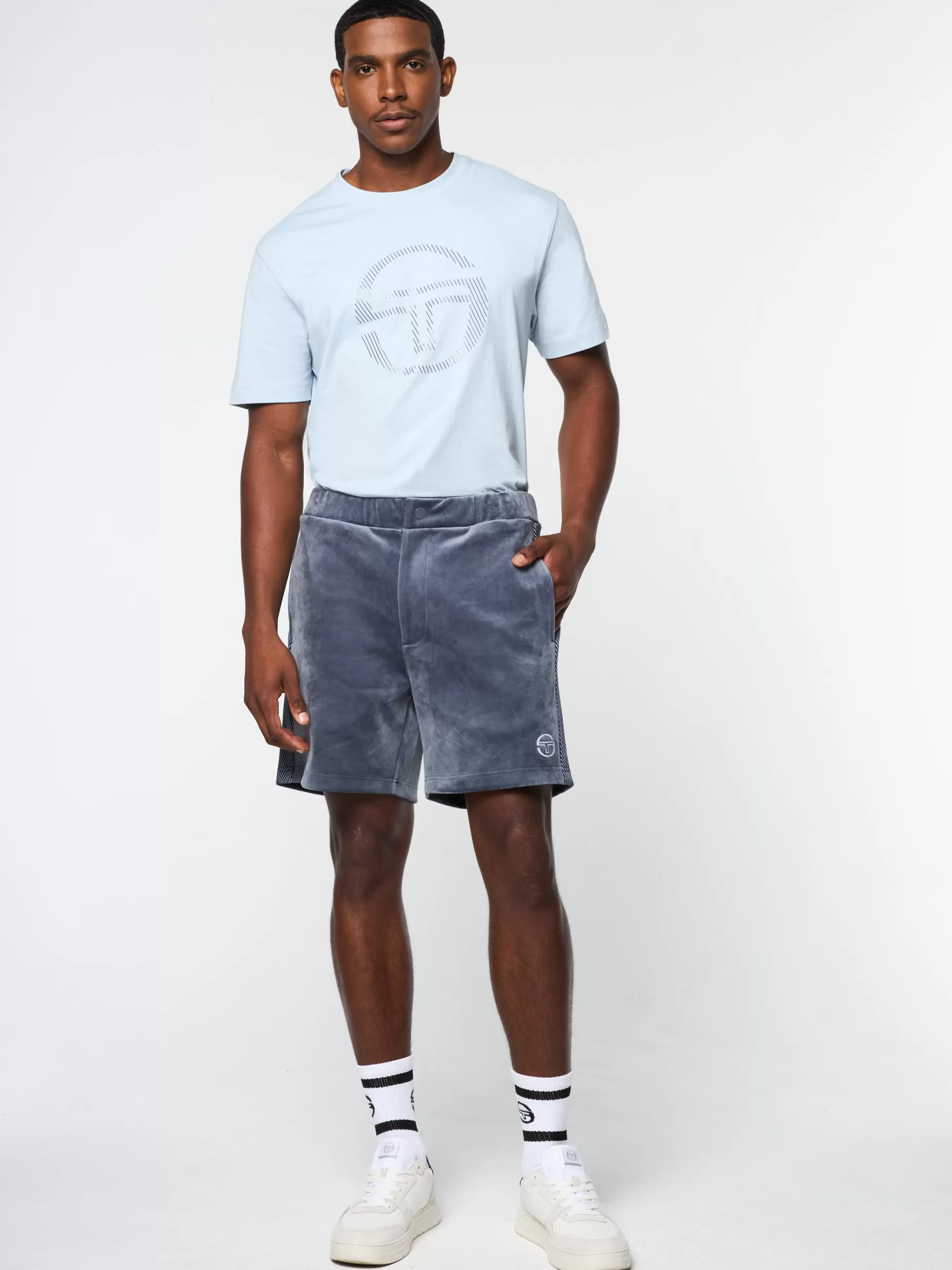 Sergio Tacchini Maglia Velour Short-