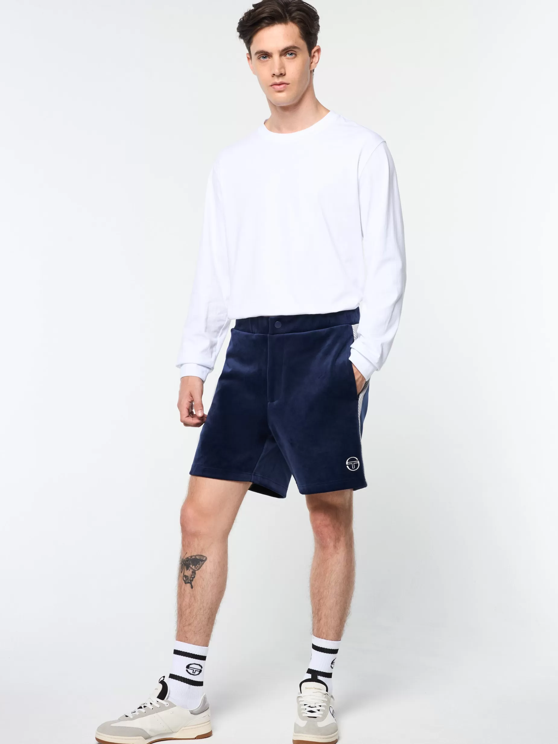 Sergio Tacchini Maglia Velour Short-