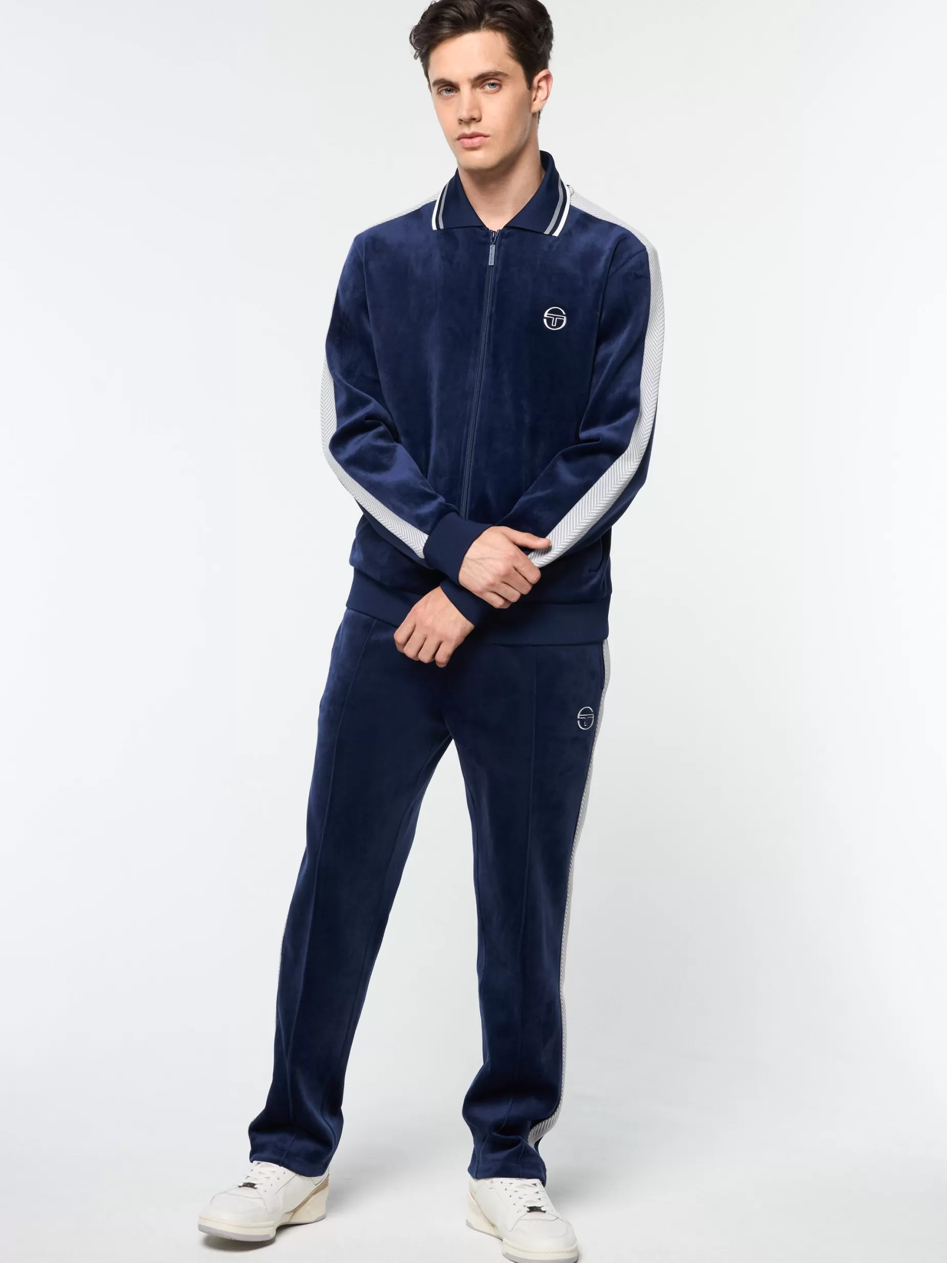 Sergio Tacchini Maglia Velour Track Jacket-