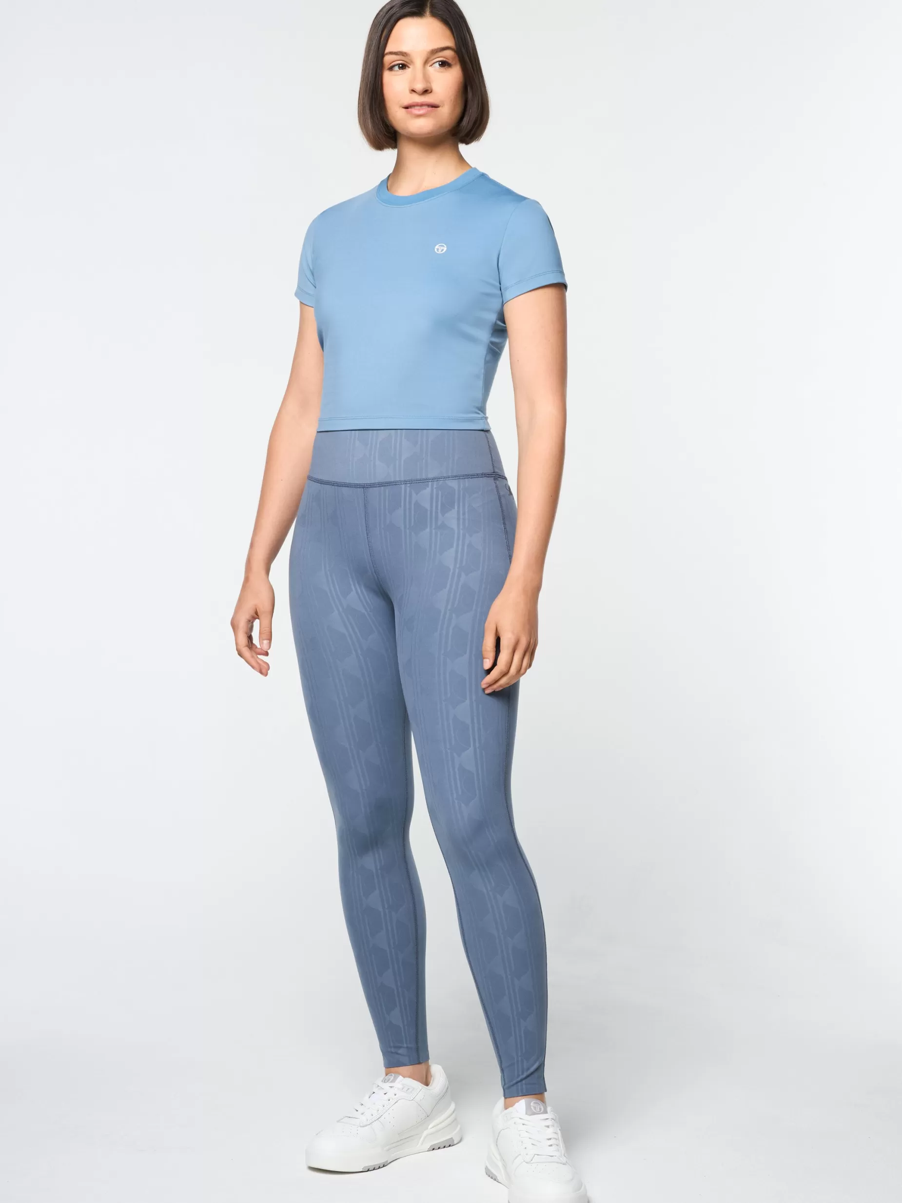 Women Sergio Tacchini Mirano Fitted Crop Top-