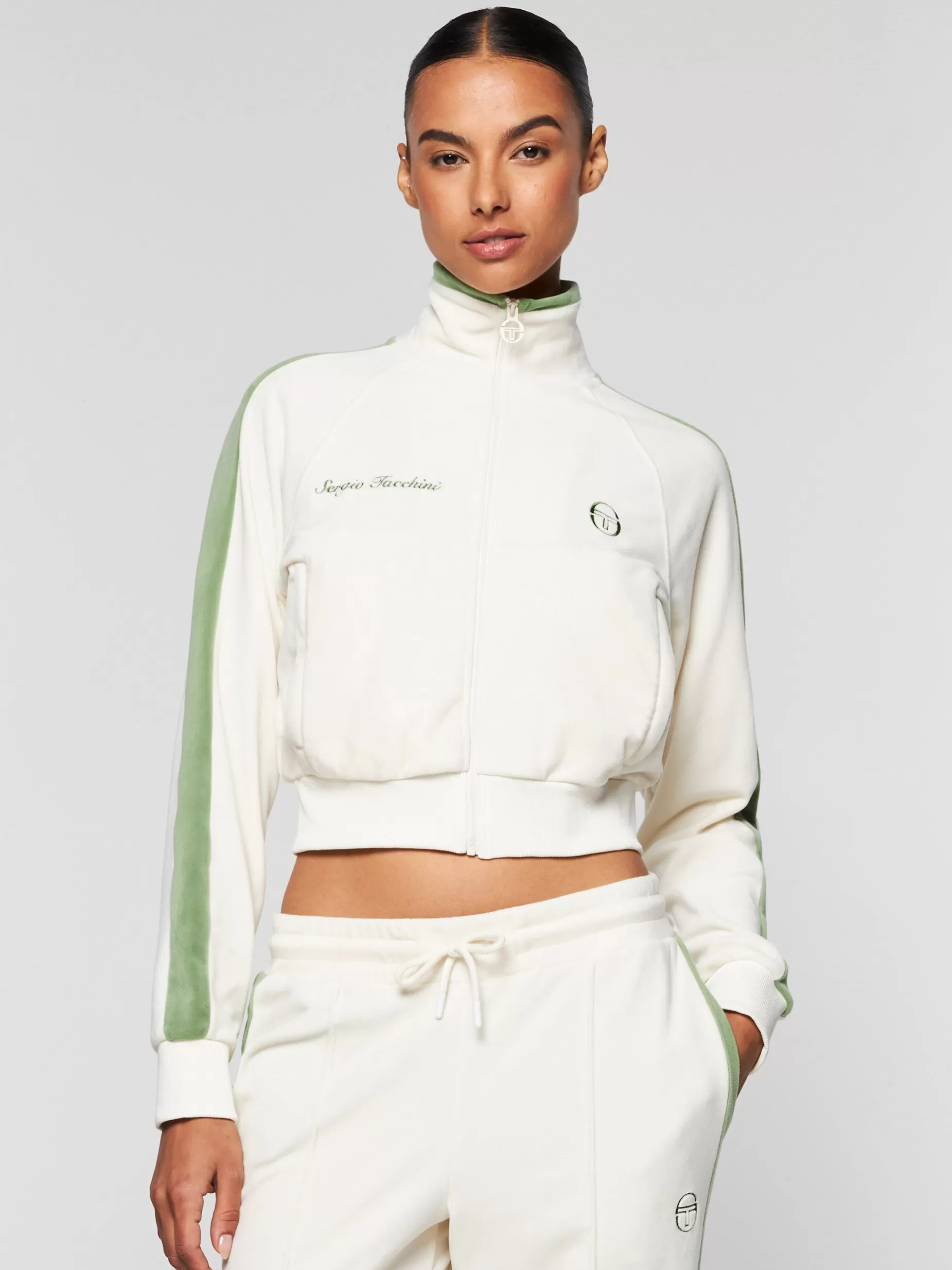 Sergio Tacchini Miss Carlotta Velour Track Jacket-