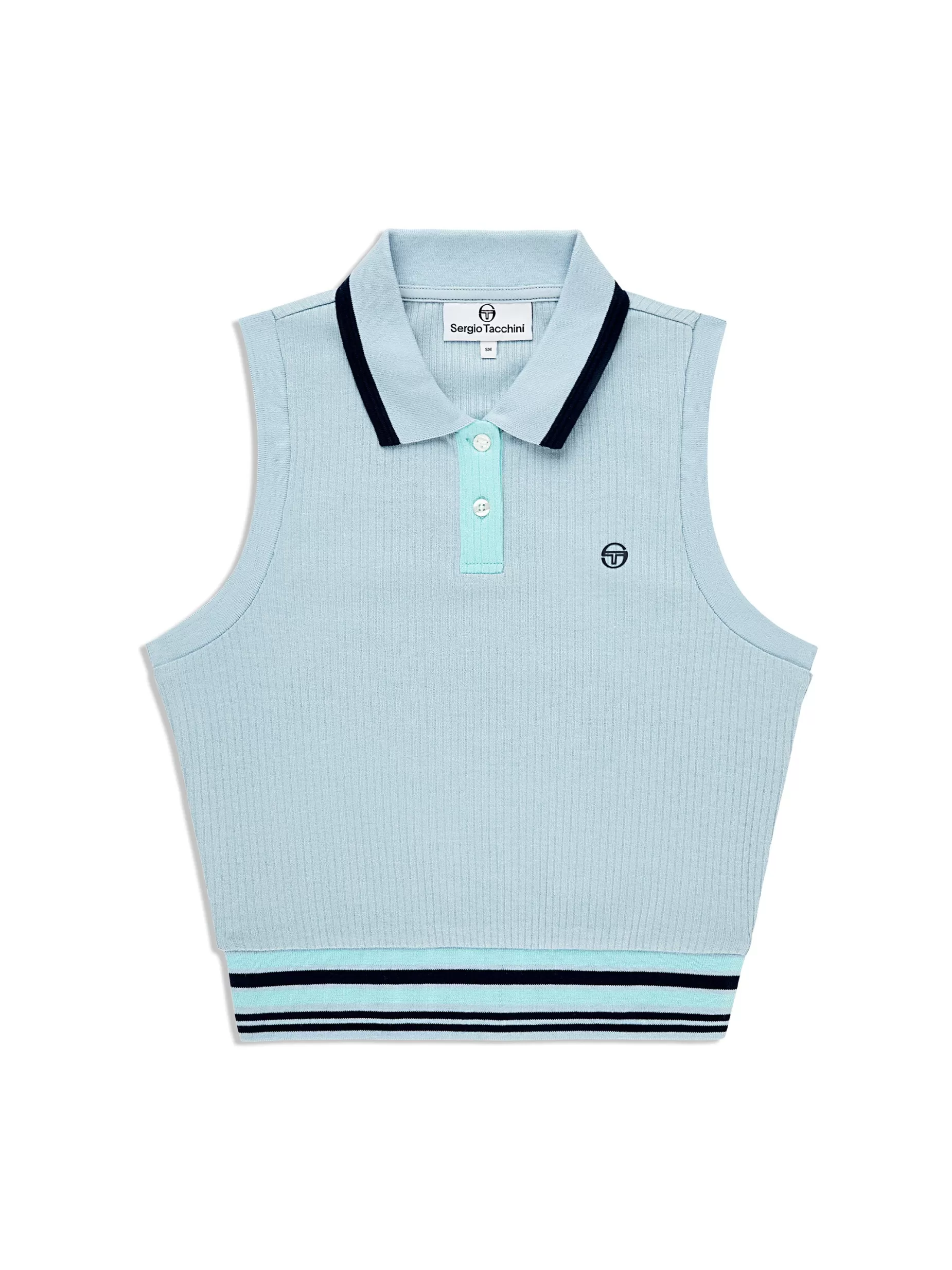 Women Sergio Tacchini Noale Cropped Tennis Polo-