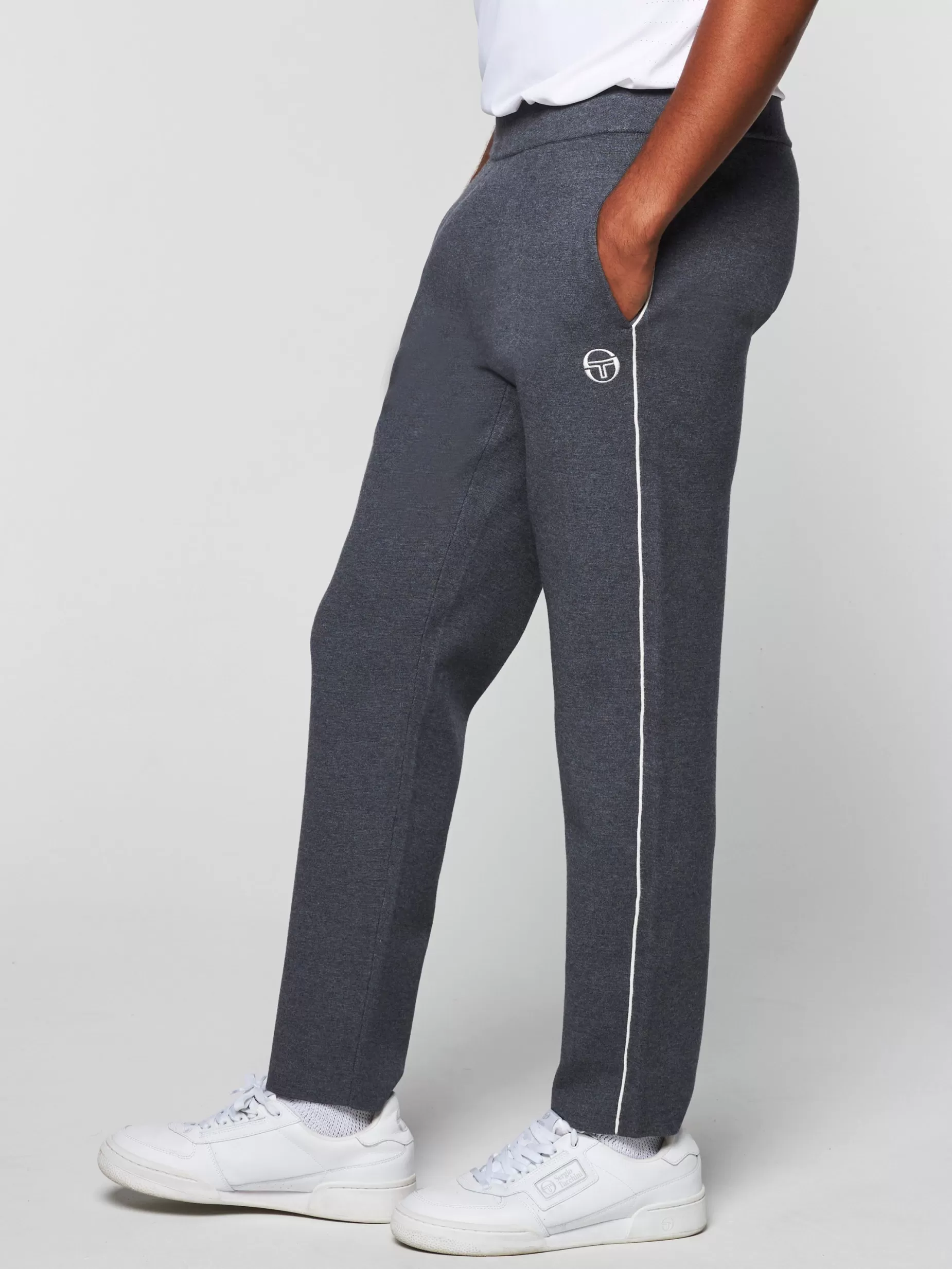 Sergio Tacchini Nostra Track Pant- Dark Grey/ Melange