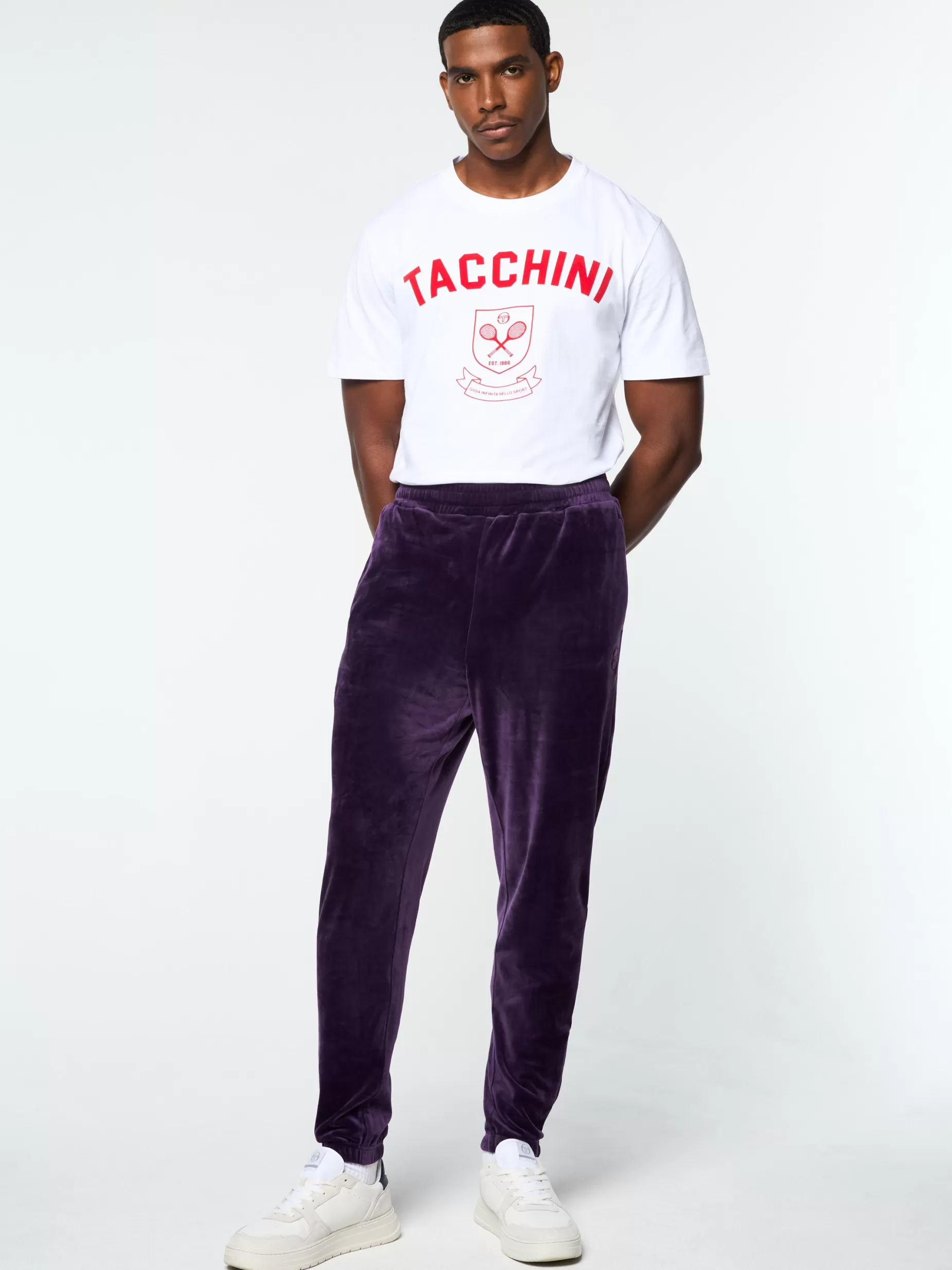 Sergio Tacchini Ostuni Velour Track Pant-