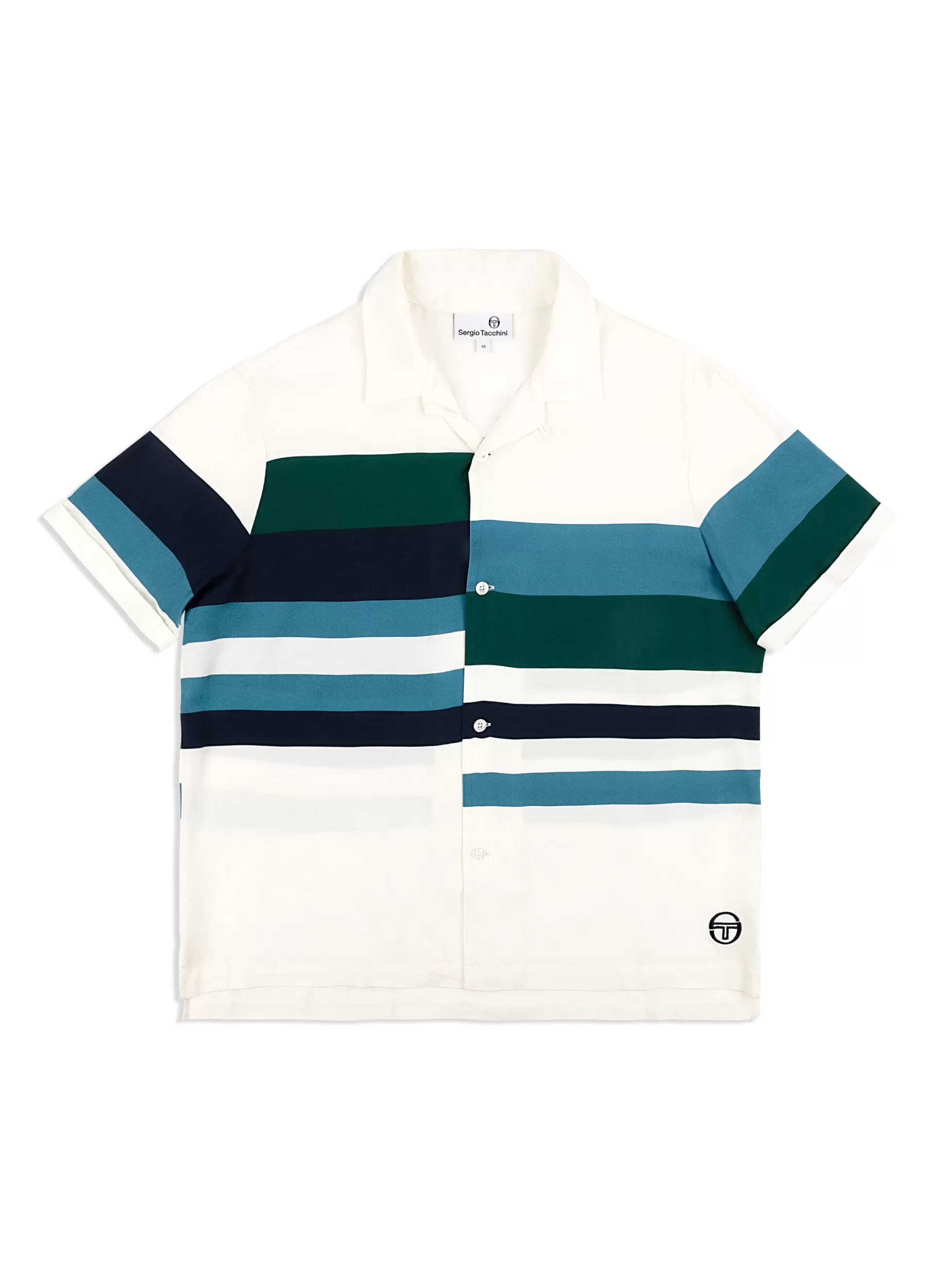 Sergio Tacchini Pennellata Cabana Shirt- Gardenia/ Multi