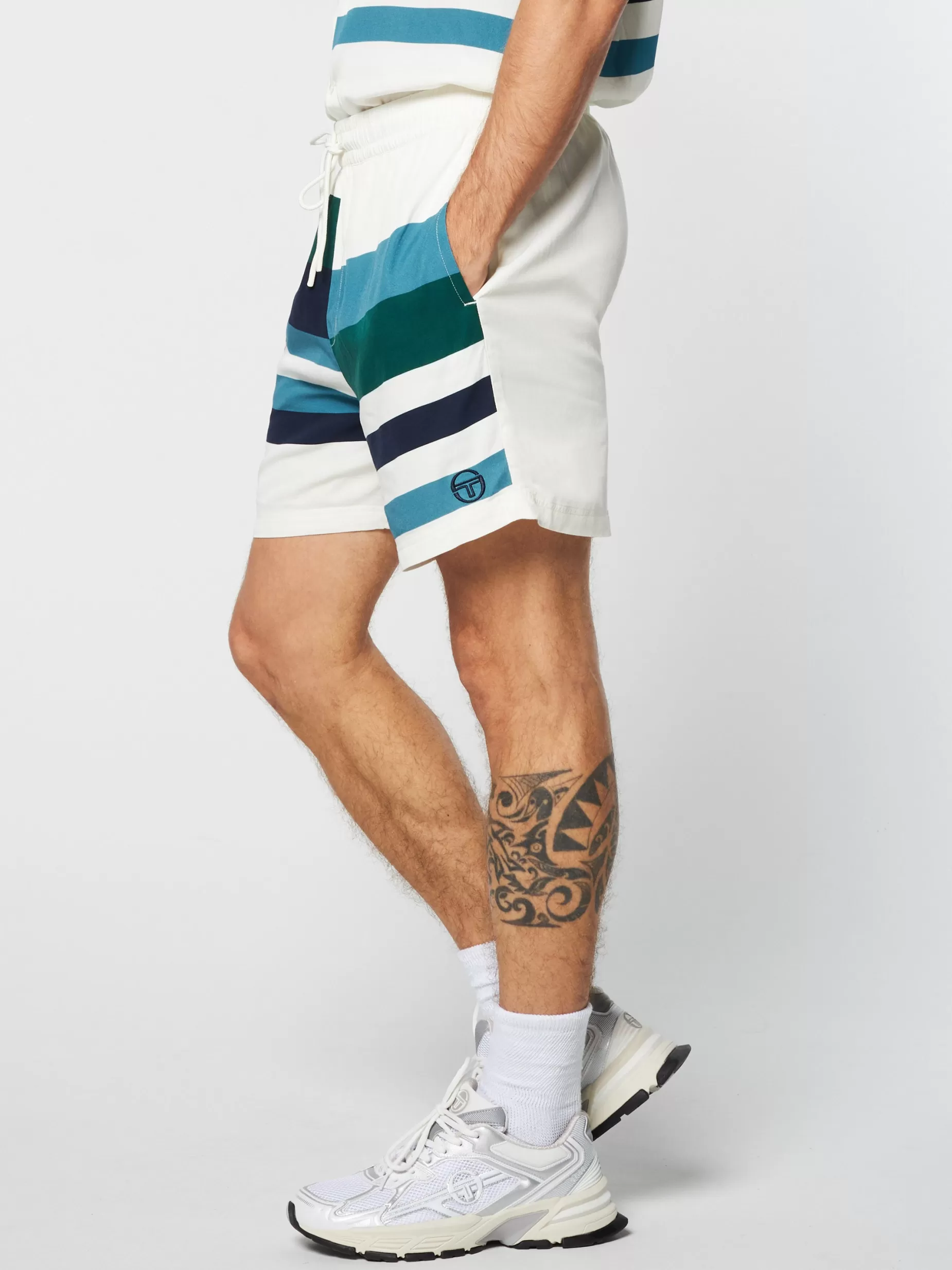 Sergio Tacchini Pennellata Short- Gardenia/ Multi