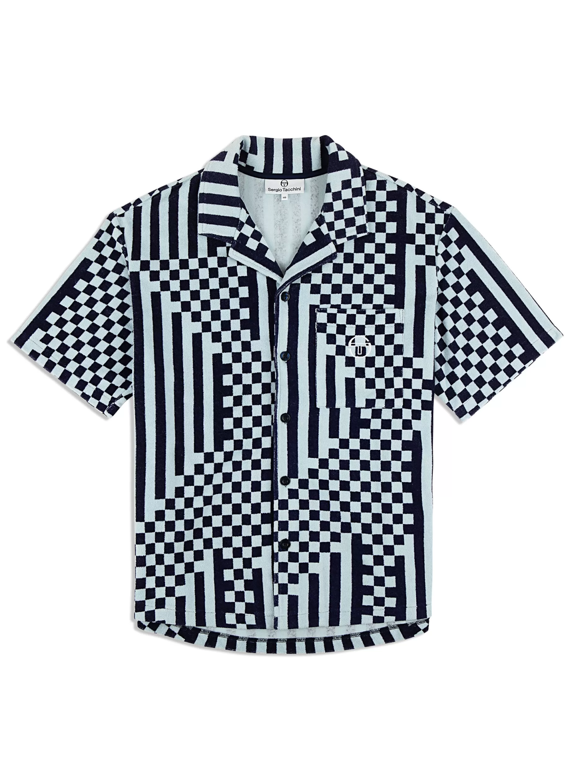 Sergio Tacchini Piastrella Terry Cabana Shirt-