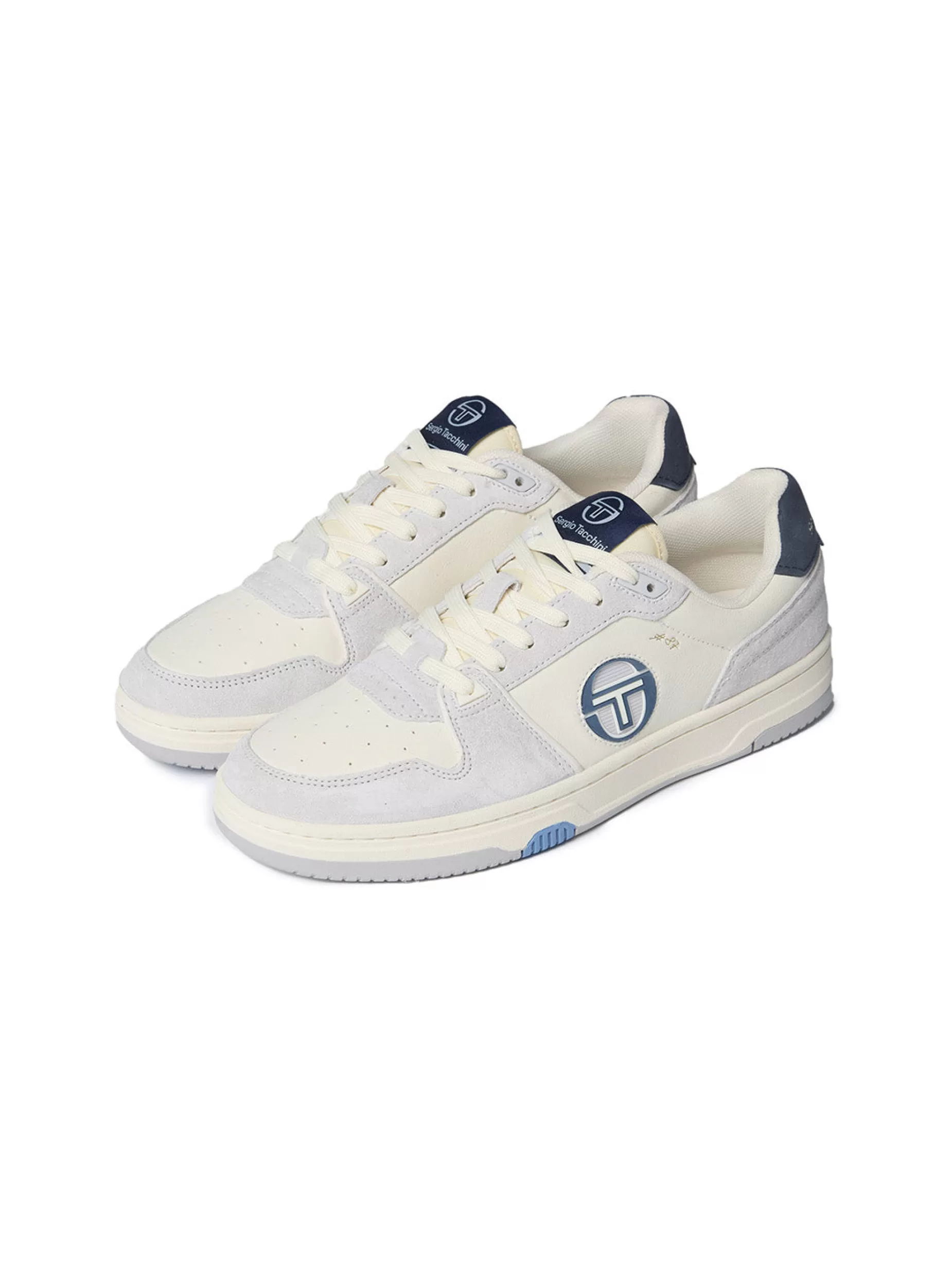 Sergio Tacchini Prime Shot DA- Tofu/ Almond Oil/ Maritime Blue