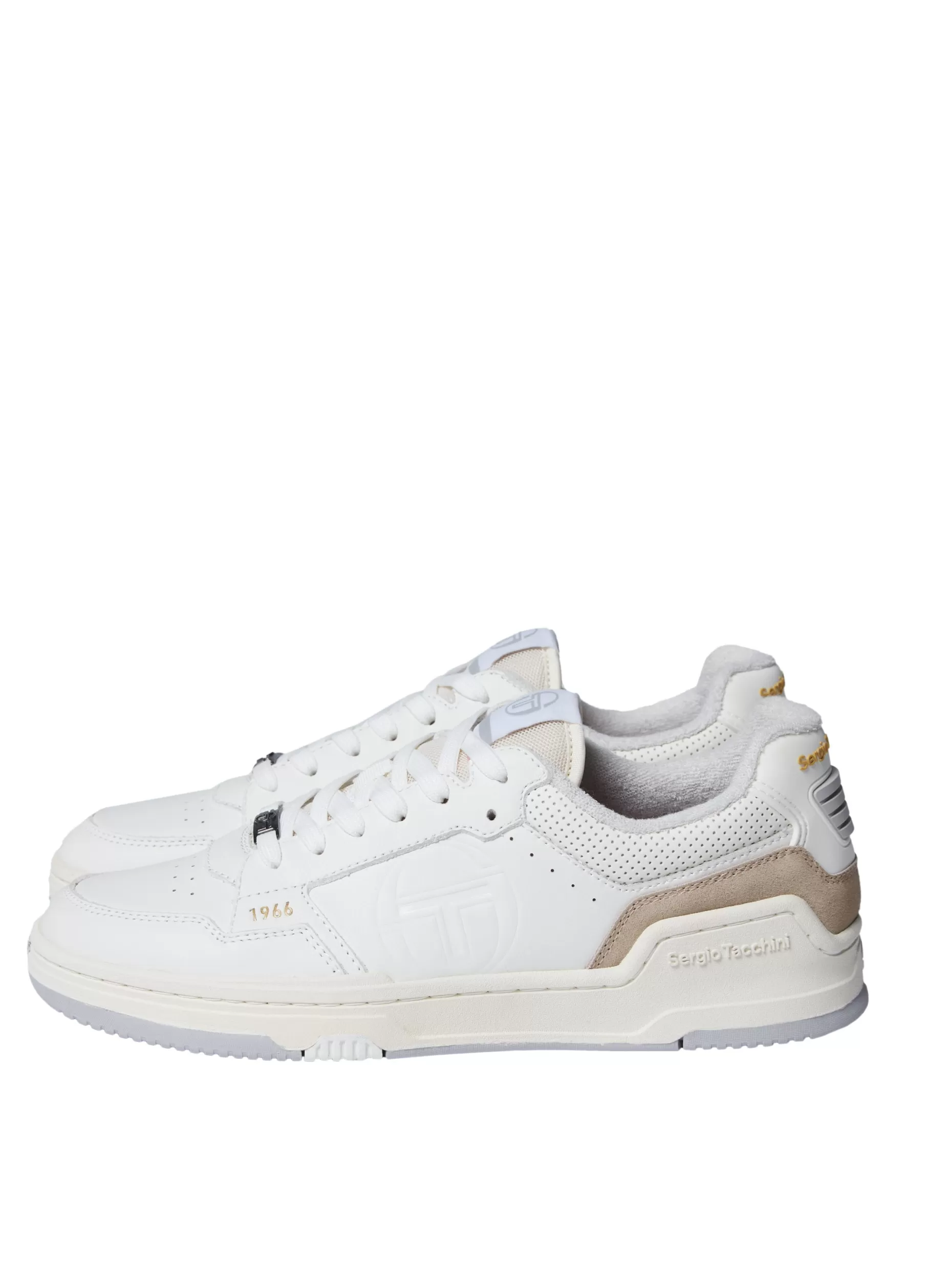 Sergio Tacchini Prime Shot DA Ultra Sneaker- White Tofu/ Quiet Grey