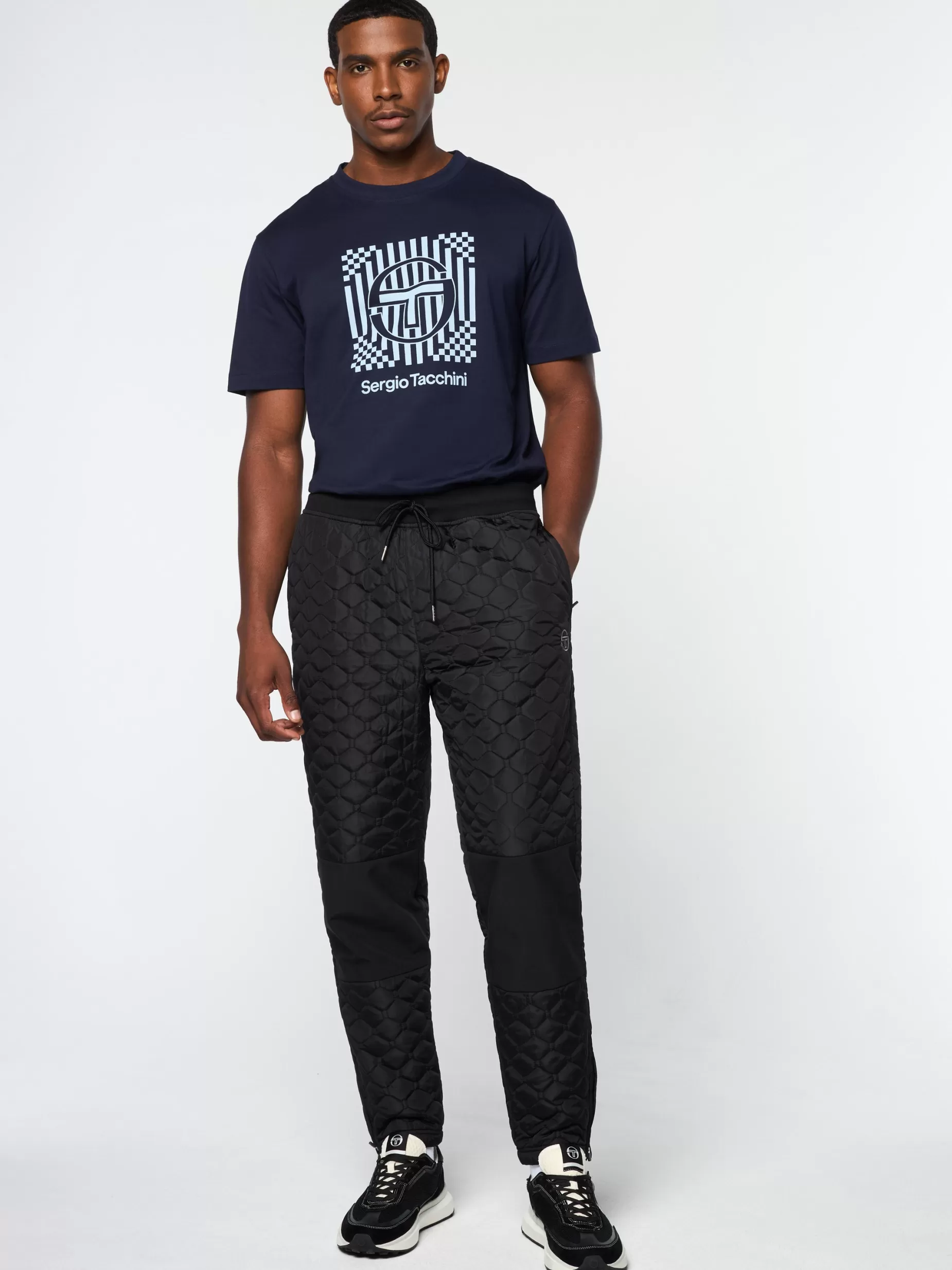 Sergio Tacchini Sapri Quilted Track Pant-