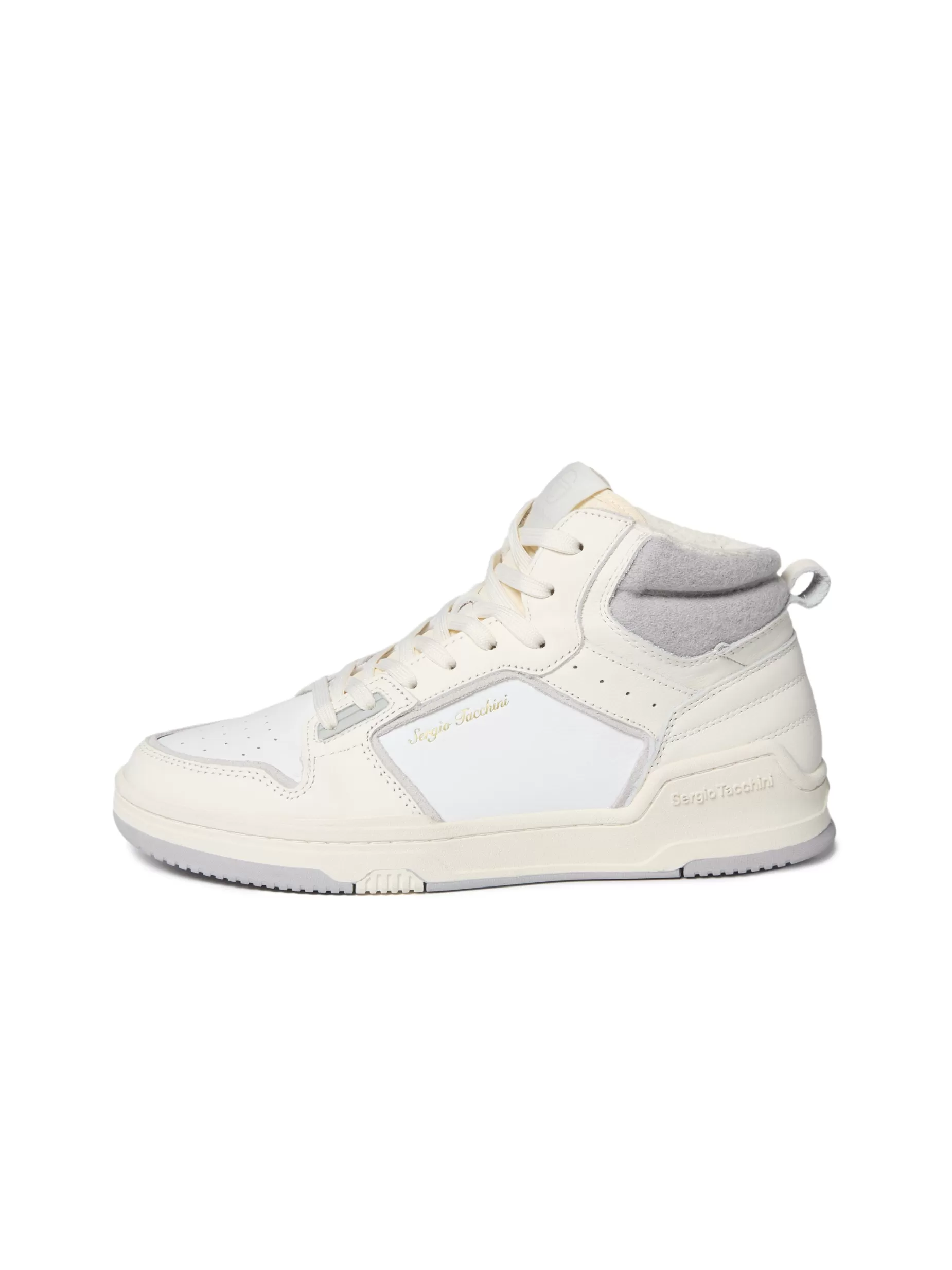 Sergio Tacchini Slam Shot Hi DA Ultra- White Tofu/ Nimbus Cloud