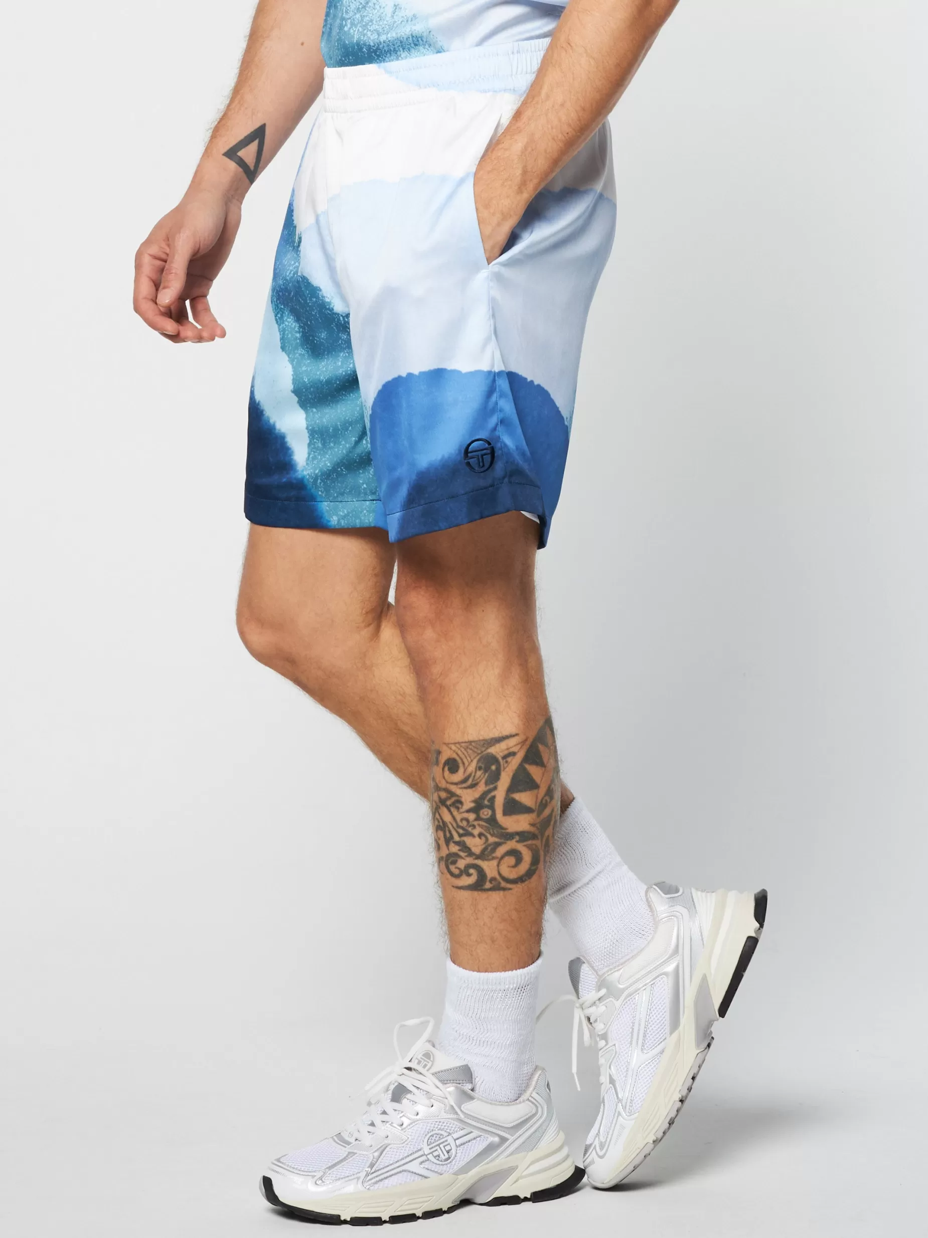 Sergio Tacchini Spiaggia Cabana Short- Maritime Blue/ Multi