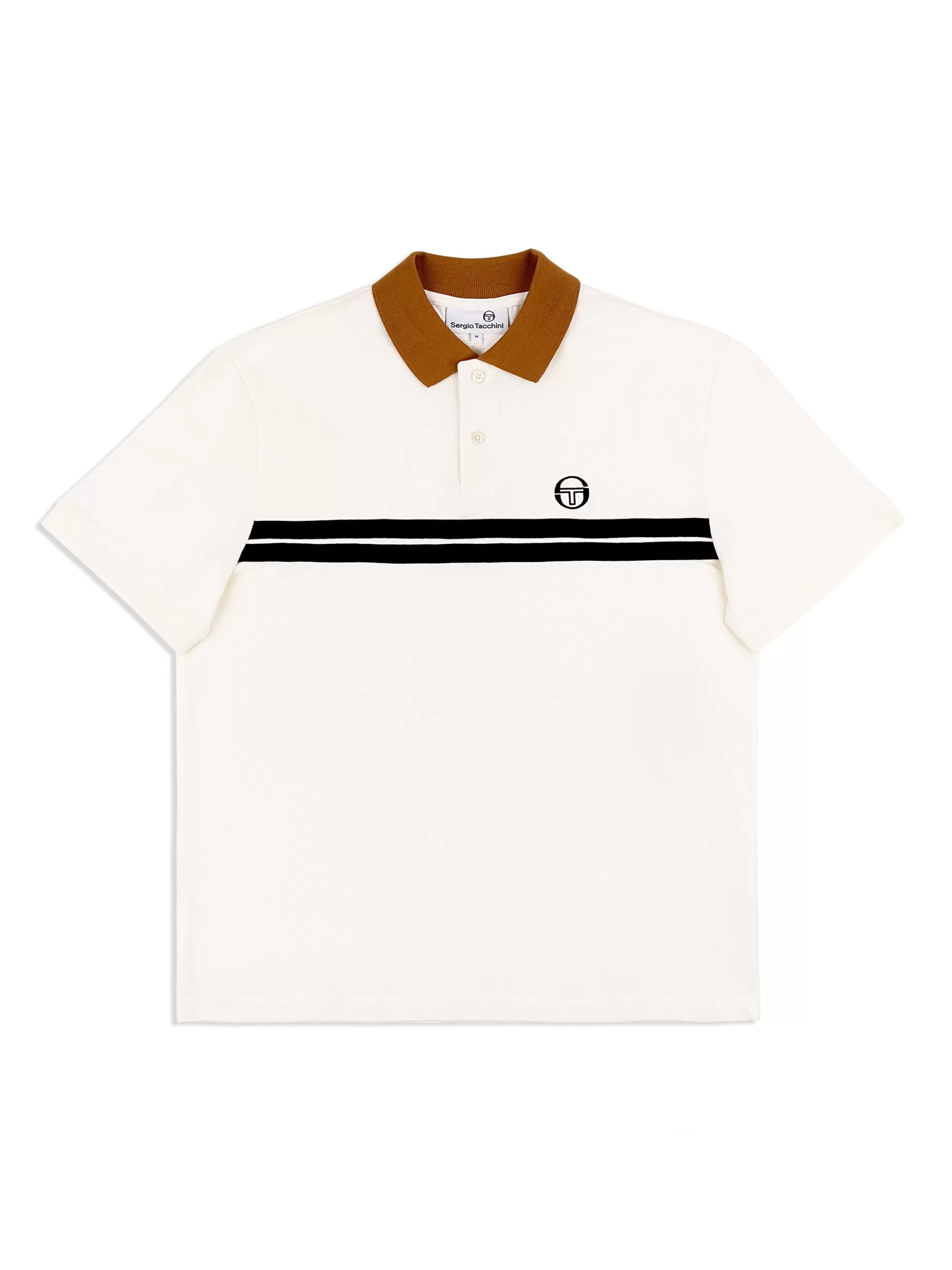 Sergio Tacchini Supermac Polo- Gardenia/ Meerkat