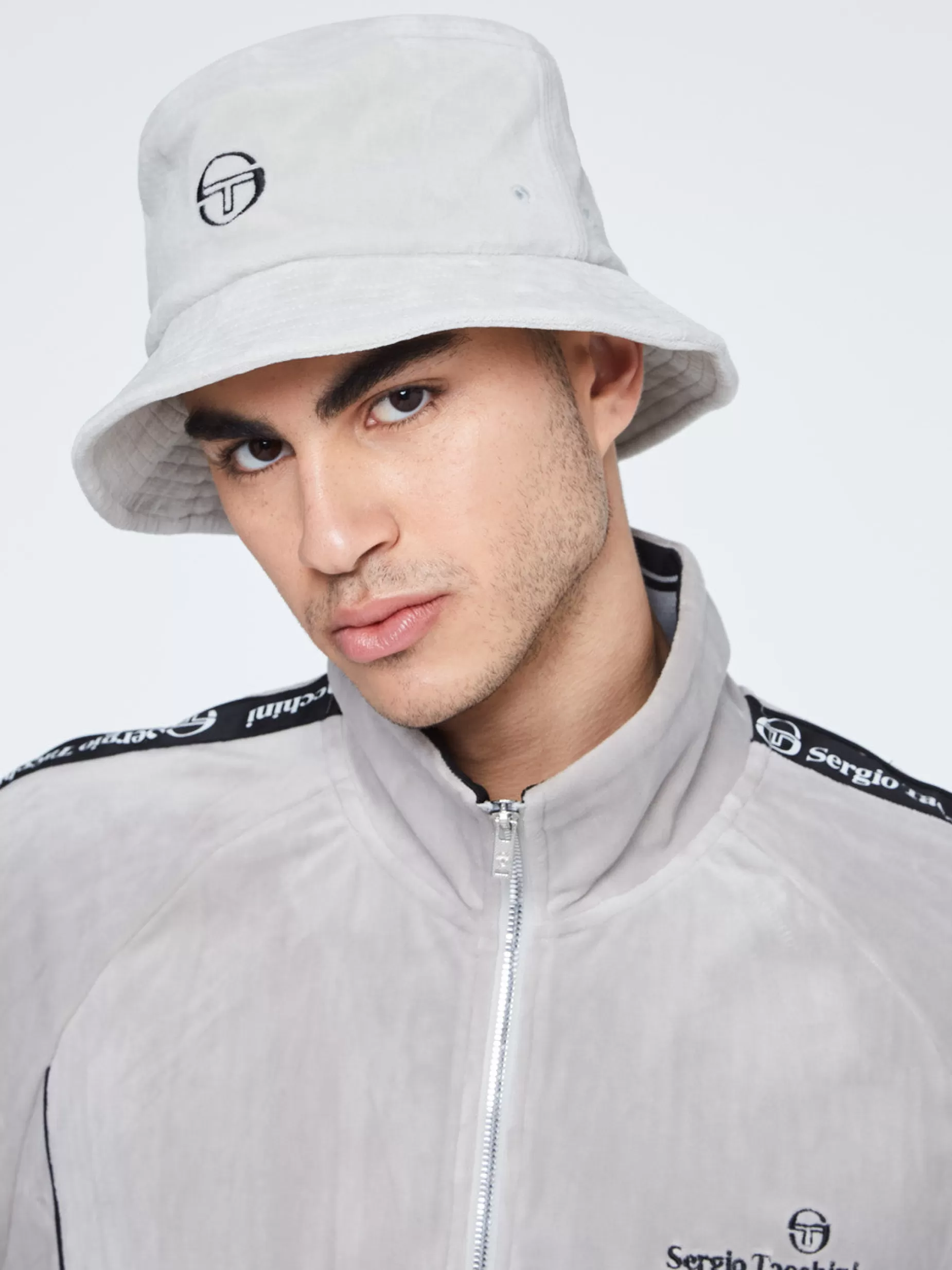 Sergio Tacchini Velour Bucket Hat-