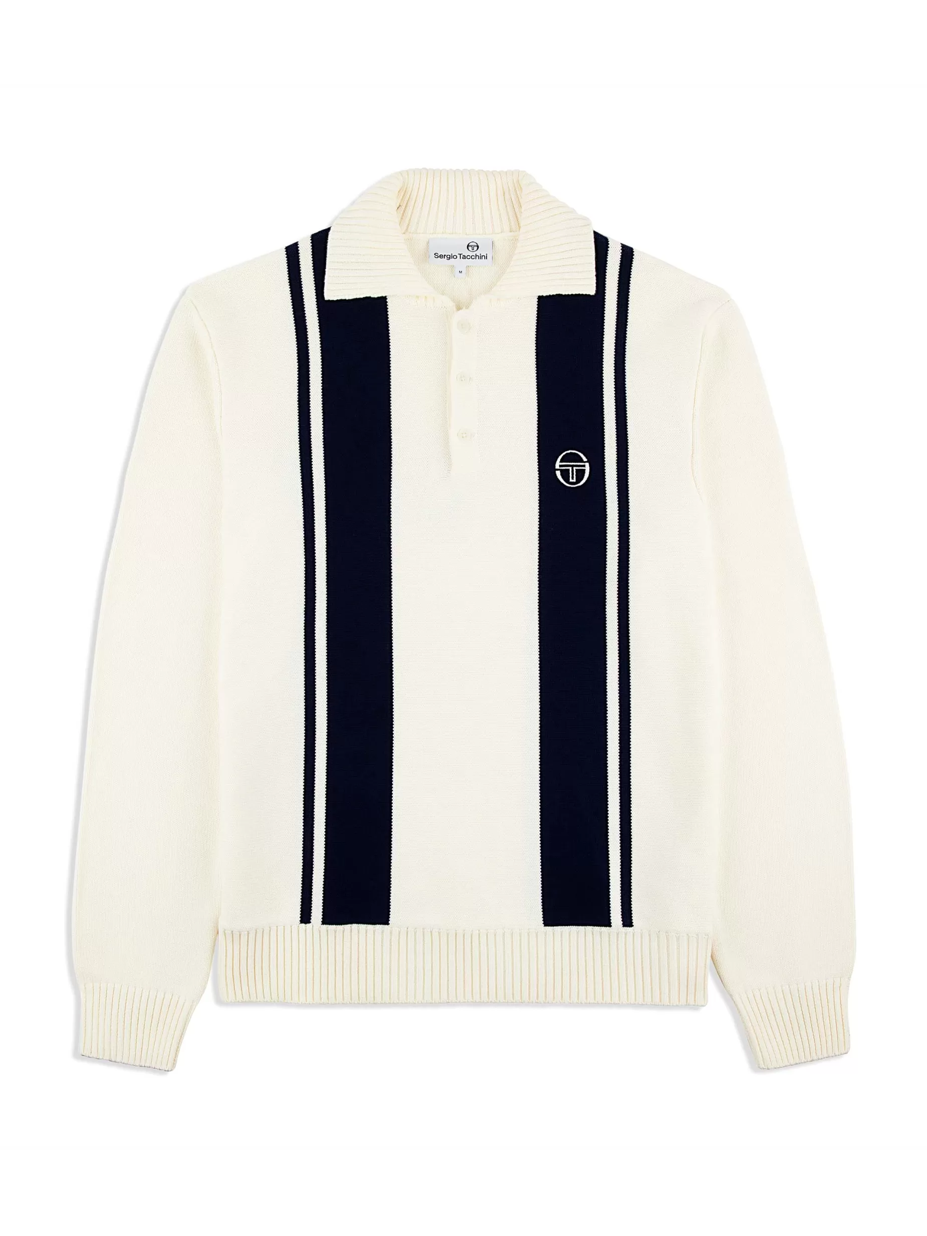 Sergio Tacchini Young Line Knit Long Sleeve Polo-